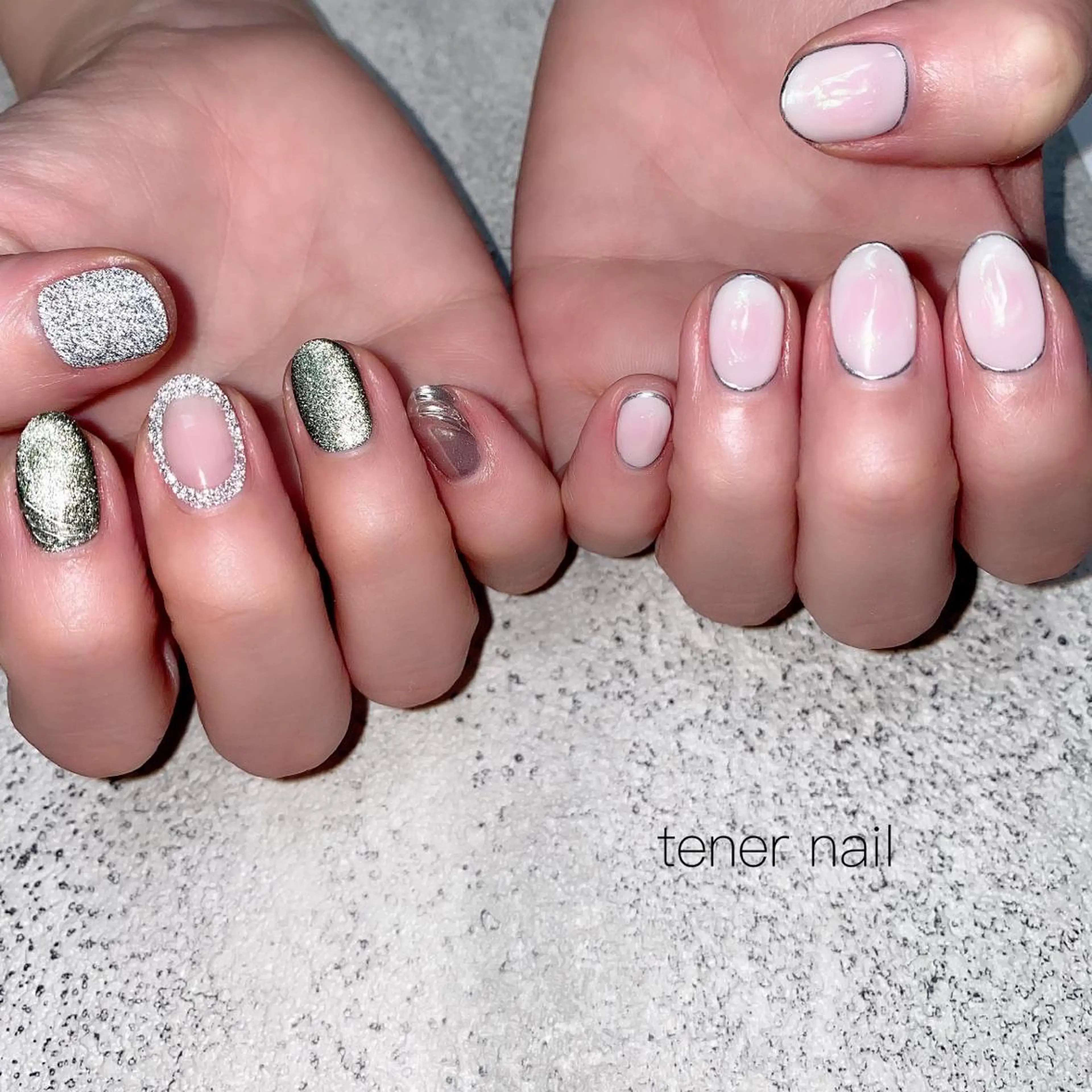 ネイル フラッシュネイル テネルネイル tener nailのネイルデザイン
