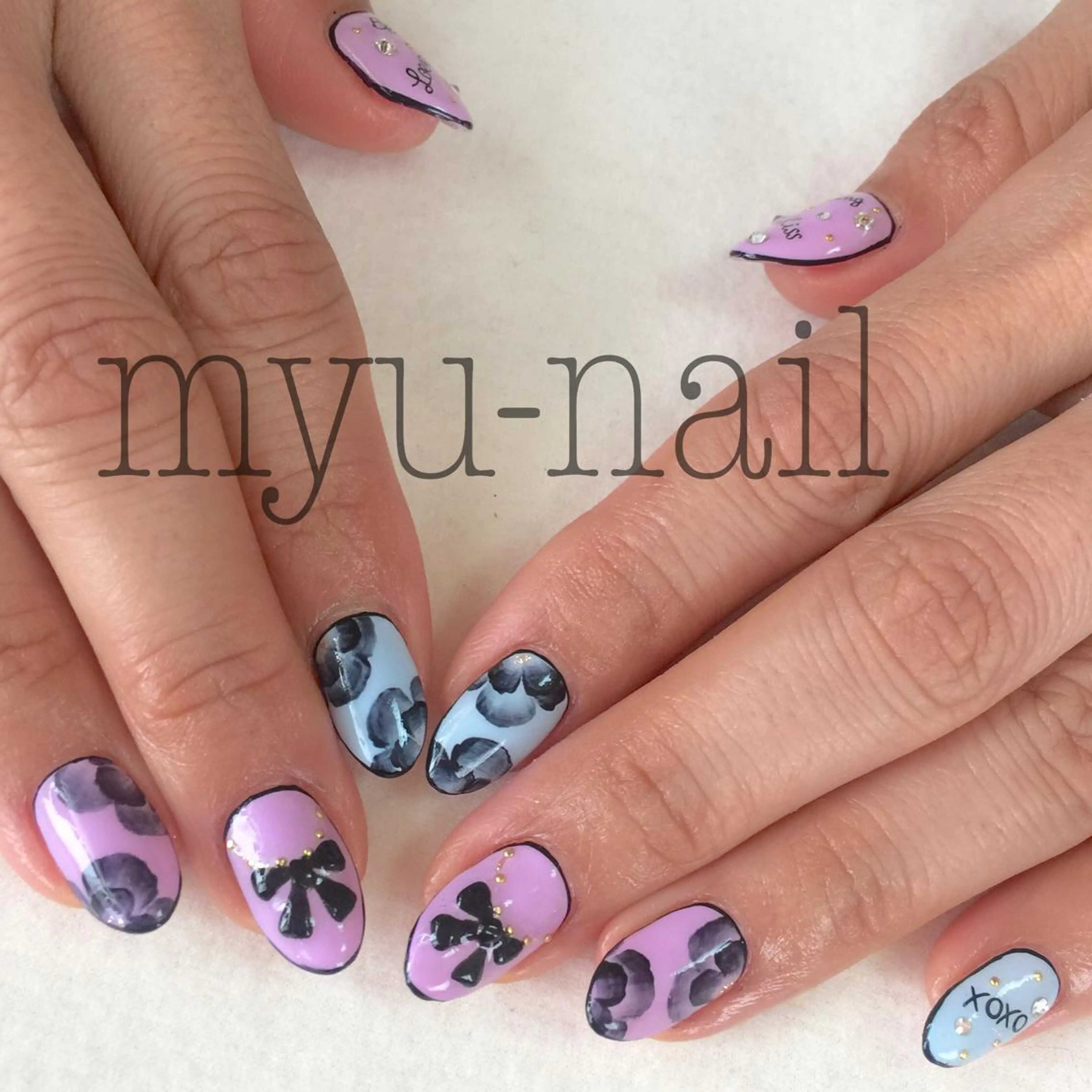 ネイル ハンドネイル ホームサロン myu-nailのネイルデザイン