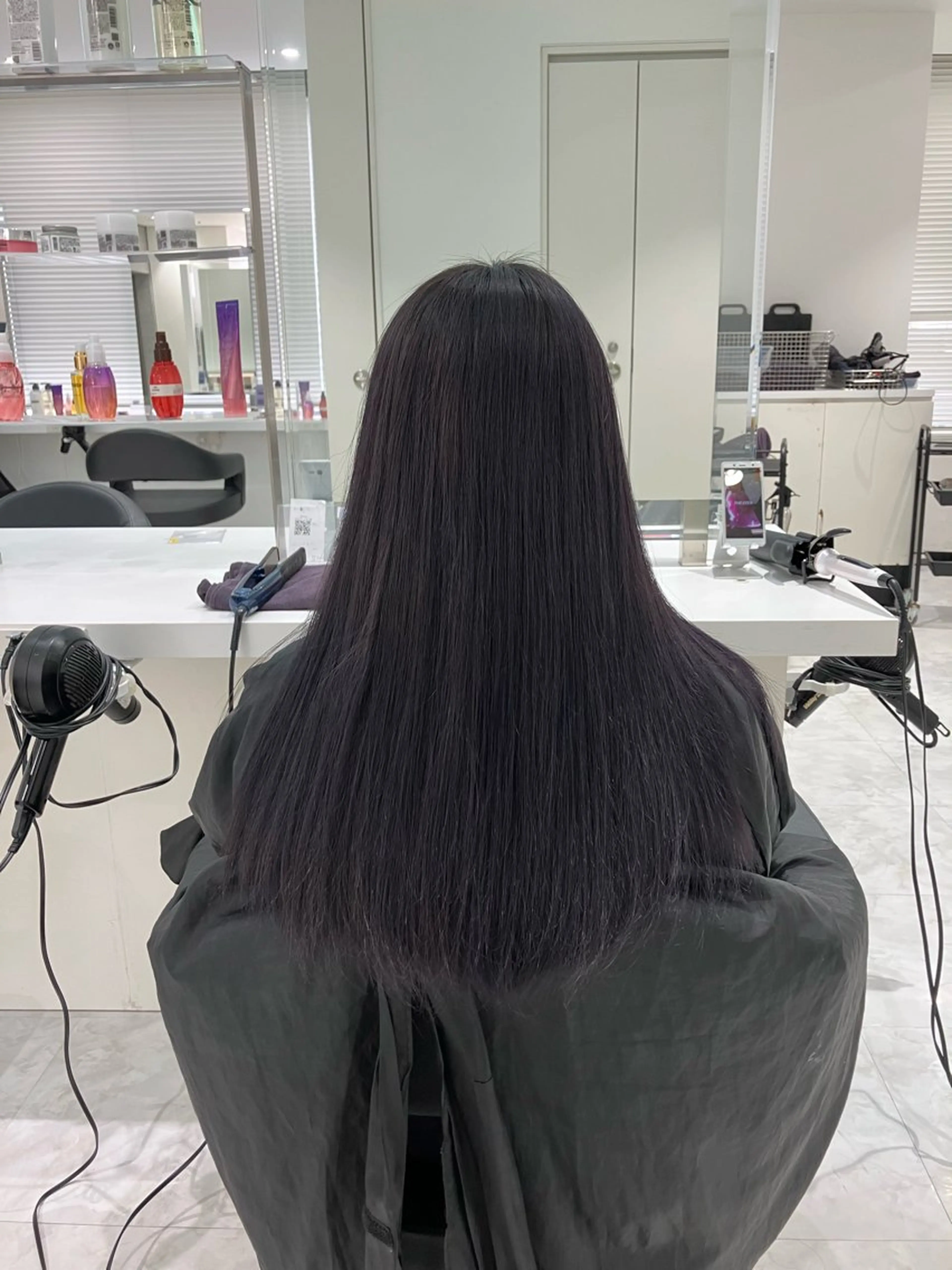 ロング カラー ヘアアレンジ 💓ブリーチ特化 透明感💓あい💓のヘアスタイル