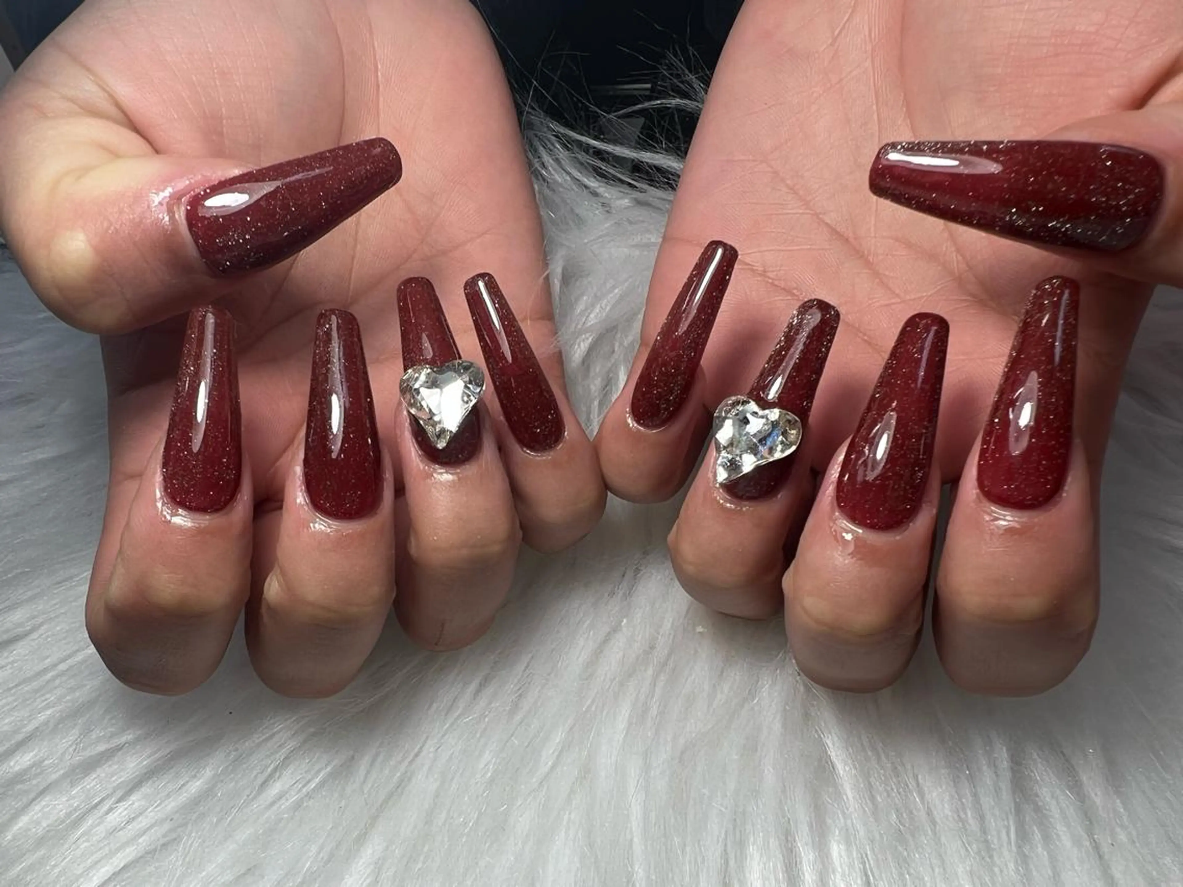 ネイル ハンドネイル Mana‪ ‪·͜· ❤︎‬のネイルデザイン