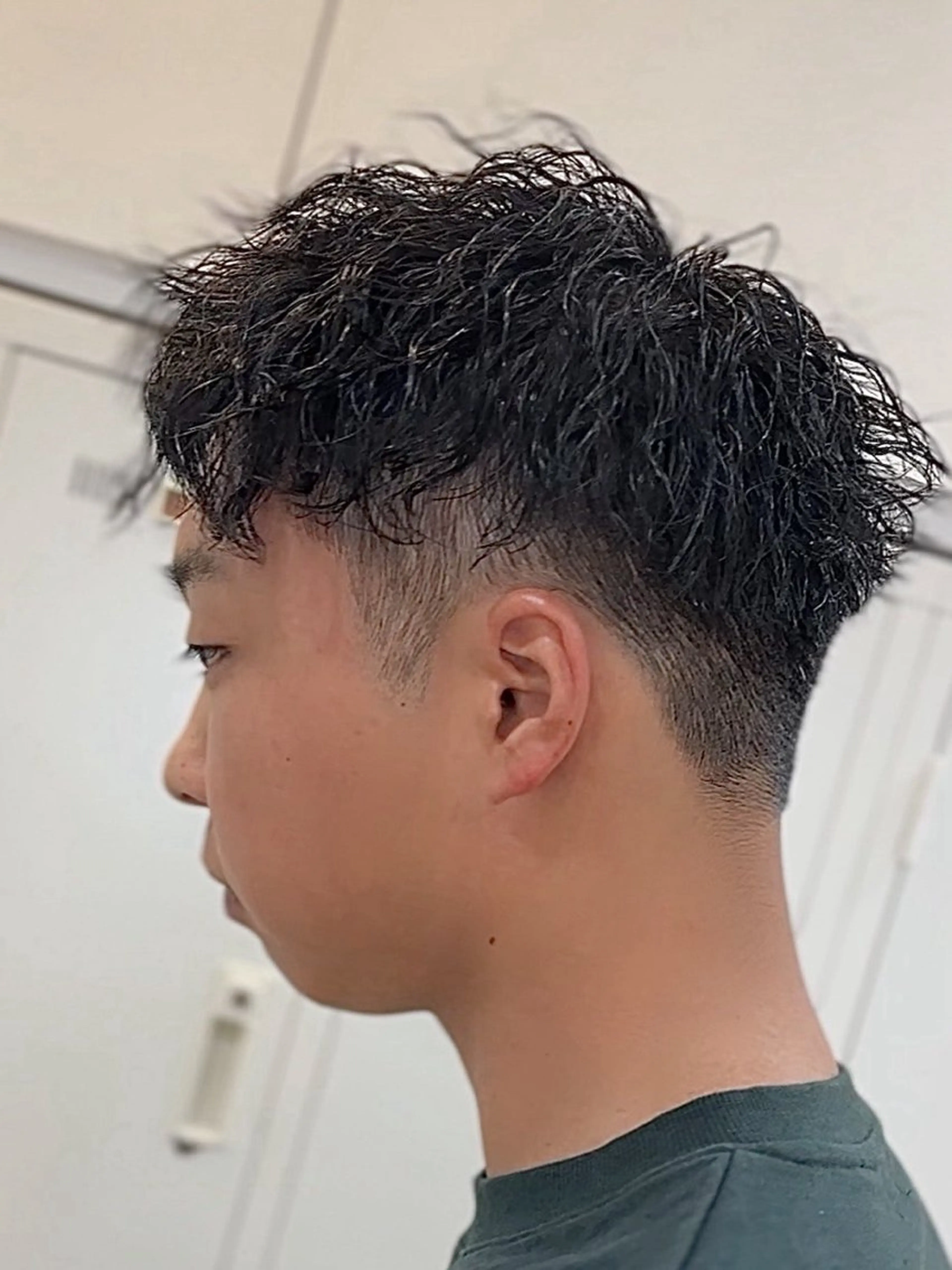 ショート パーマ メンズ カット パーマ 🩵波巻き／ツイスパ HARU💎のヘアスタイル