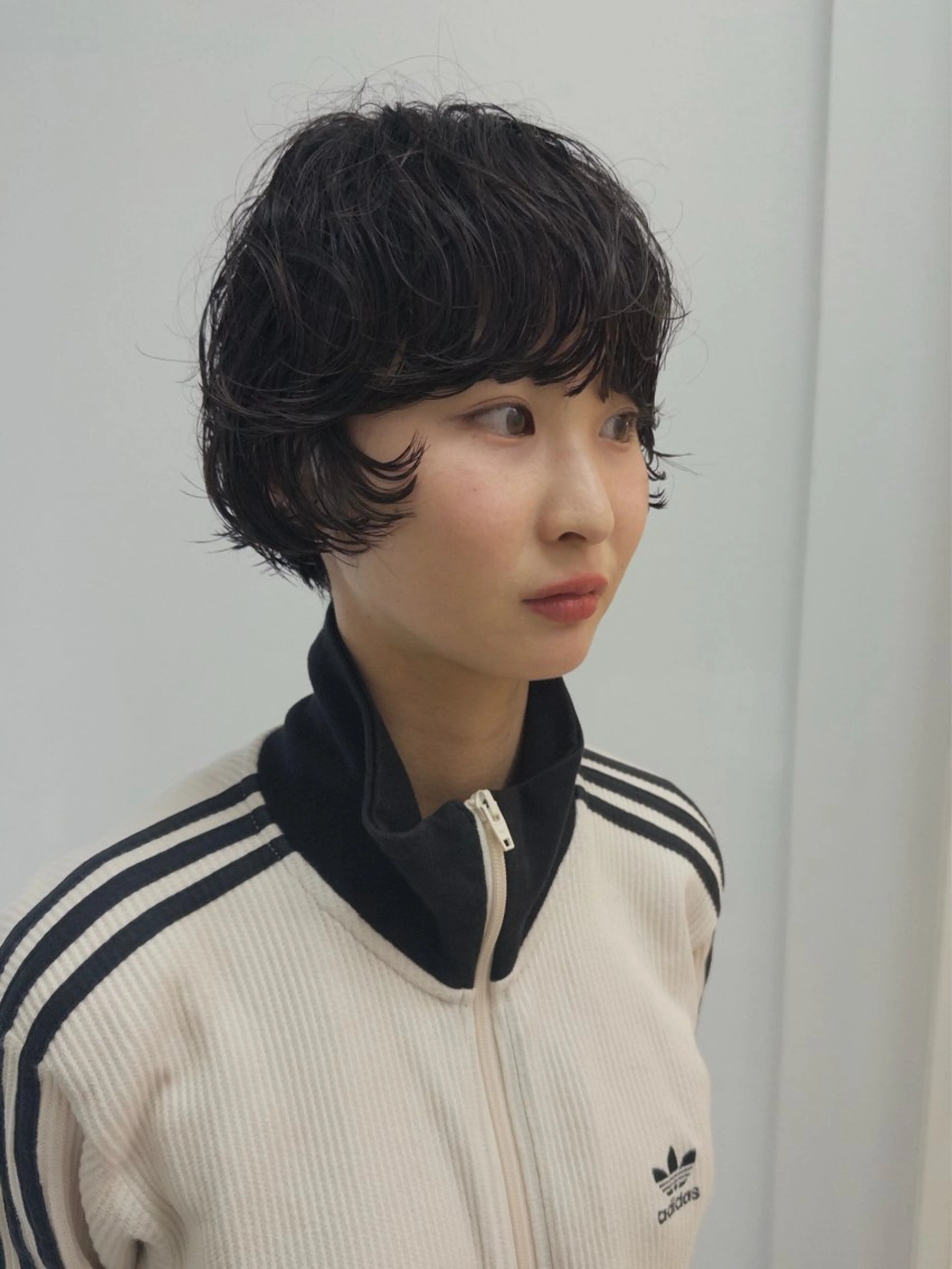 ショート パーマ ショートボブ ボブ ショートヘア manami /ショ ート/カットモデルのヘアスタイル