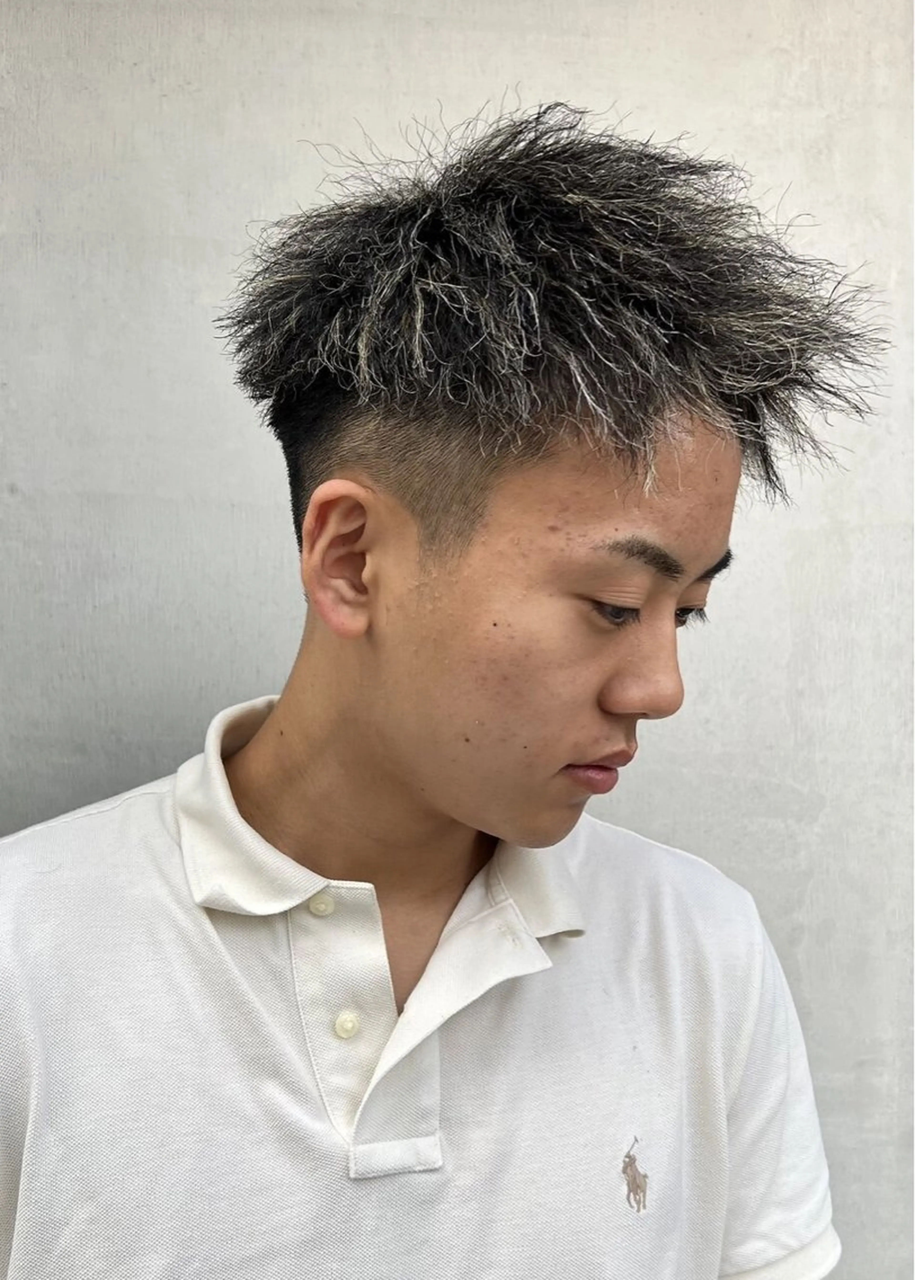 カラー パーマ メンズ カット ヘアカラー メンズ特化 美容師misakiのヘアスタイル