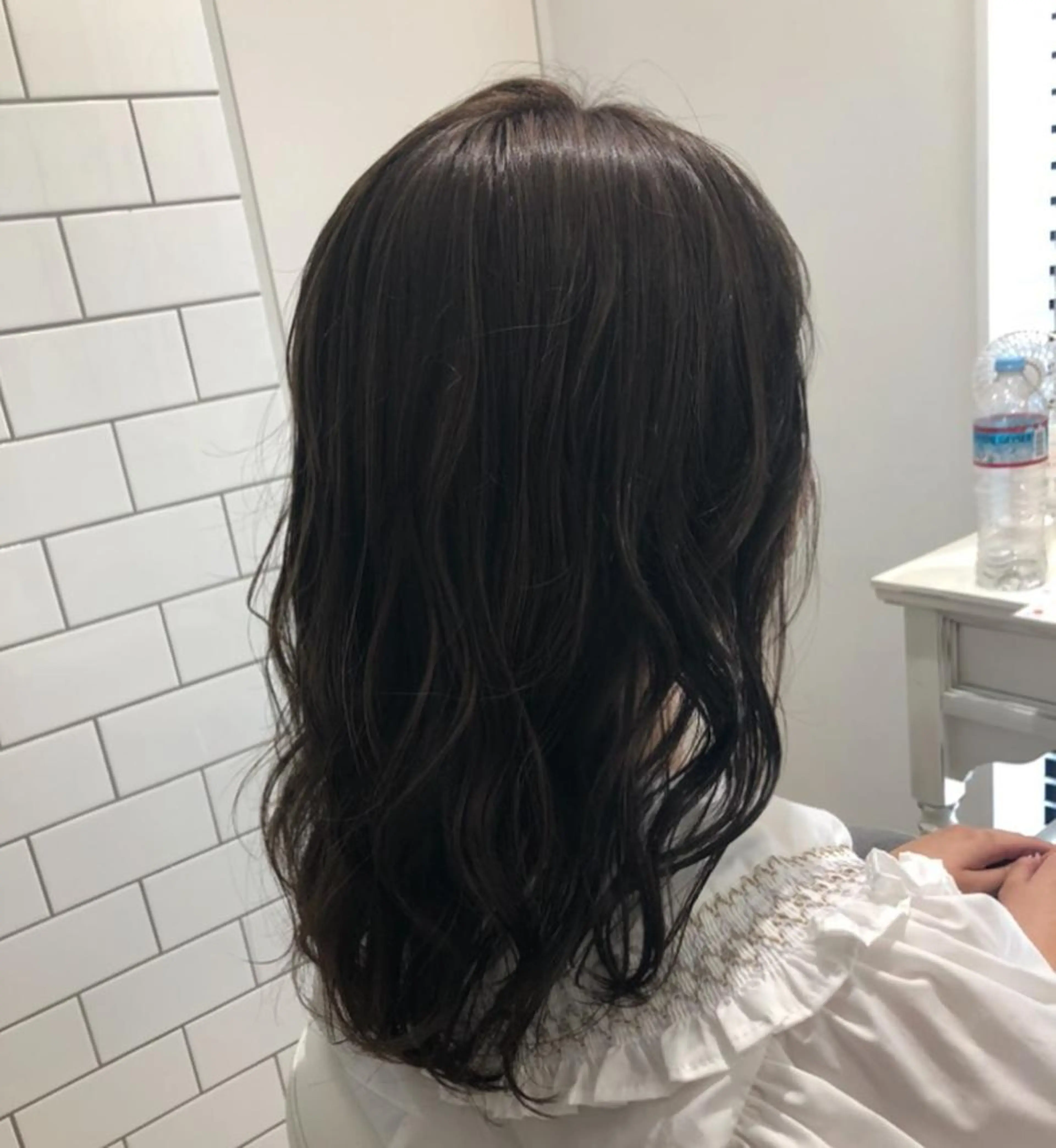 セミロング カラー ヘアアレンジ グレージュ ハイライトカラー ハイライト ✨🌿大人可愛い愛さ れhair🌿✨松本のヘアスタイル