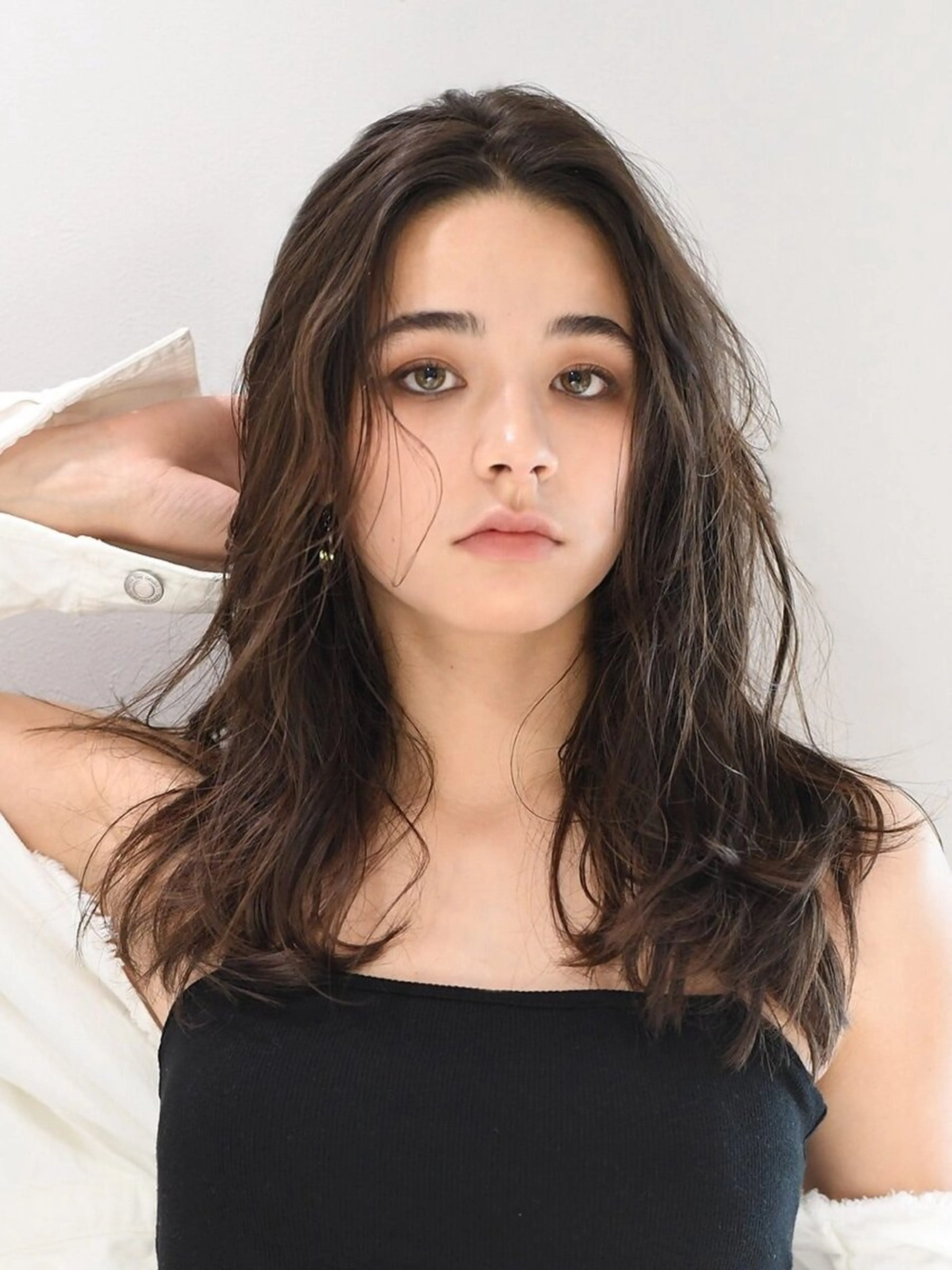 ロング カラー ブリーチ ダブルカラー ハイライトカラー インナーカラー ブリーチなしカラー アース 新越谷店💇‍♀️のヘアスタイル