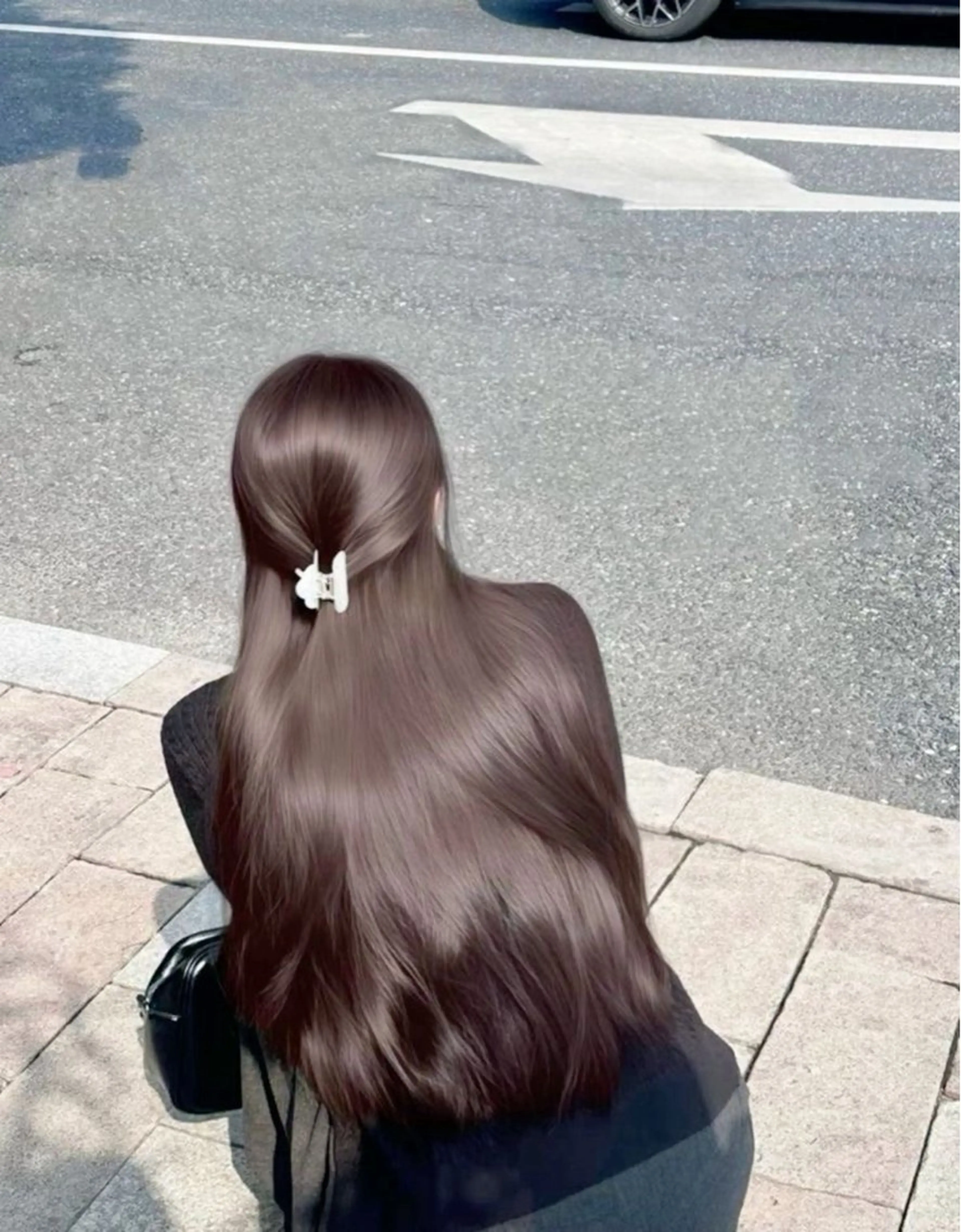 ロング カット 縮毛矯正 Licol所属・4月期間限定 今だけクーポンありのヘアスタイル