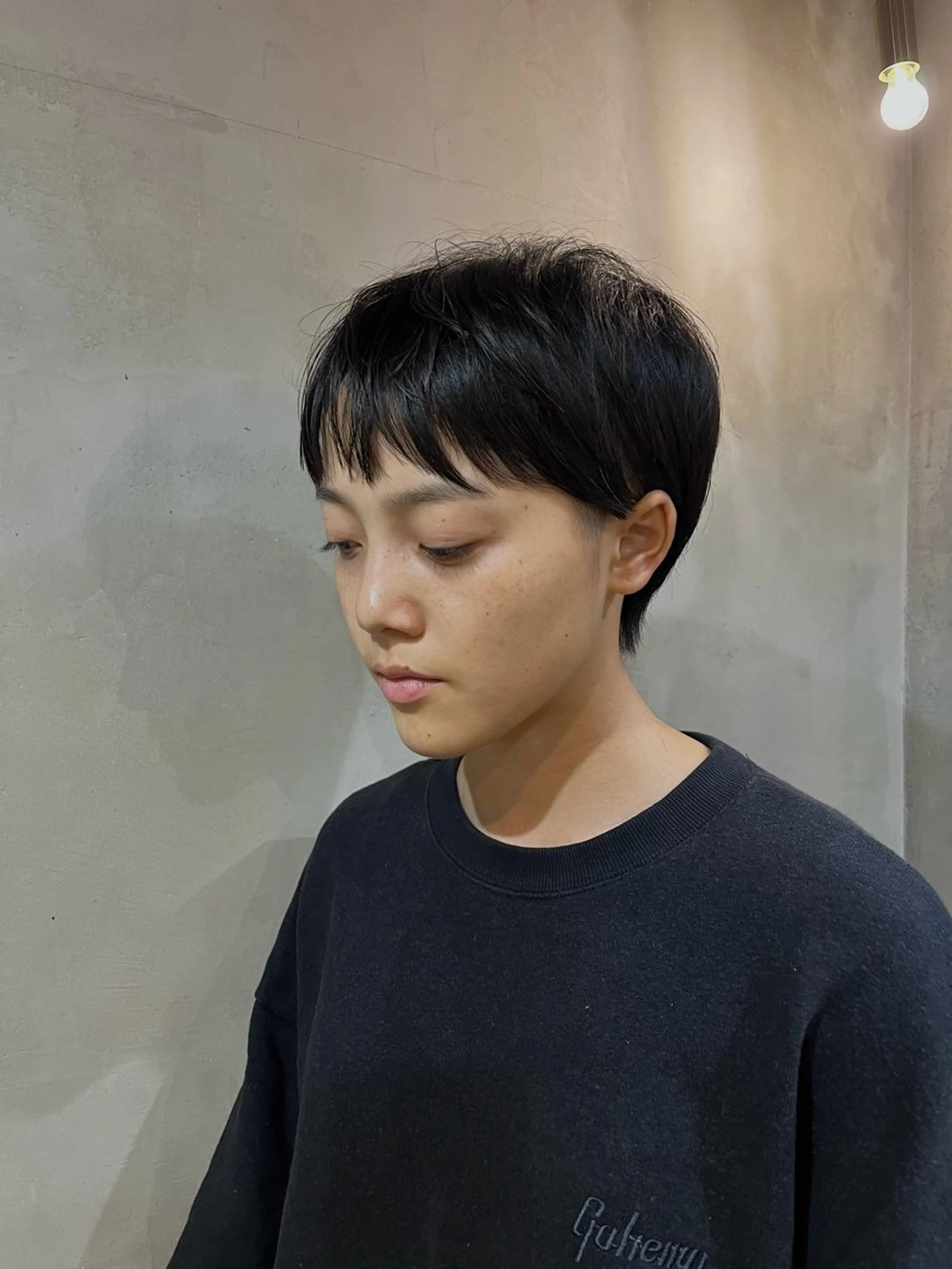 ショート ベリーショート 顔周りカット 似合わせカット ショートヘア レイヤー／前髪／顔 周りakaneのヘアスタイル