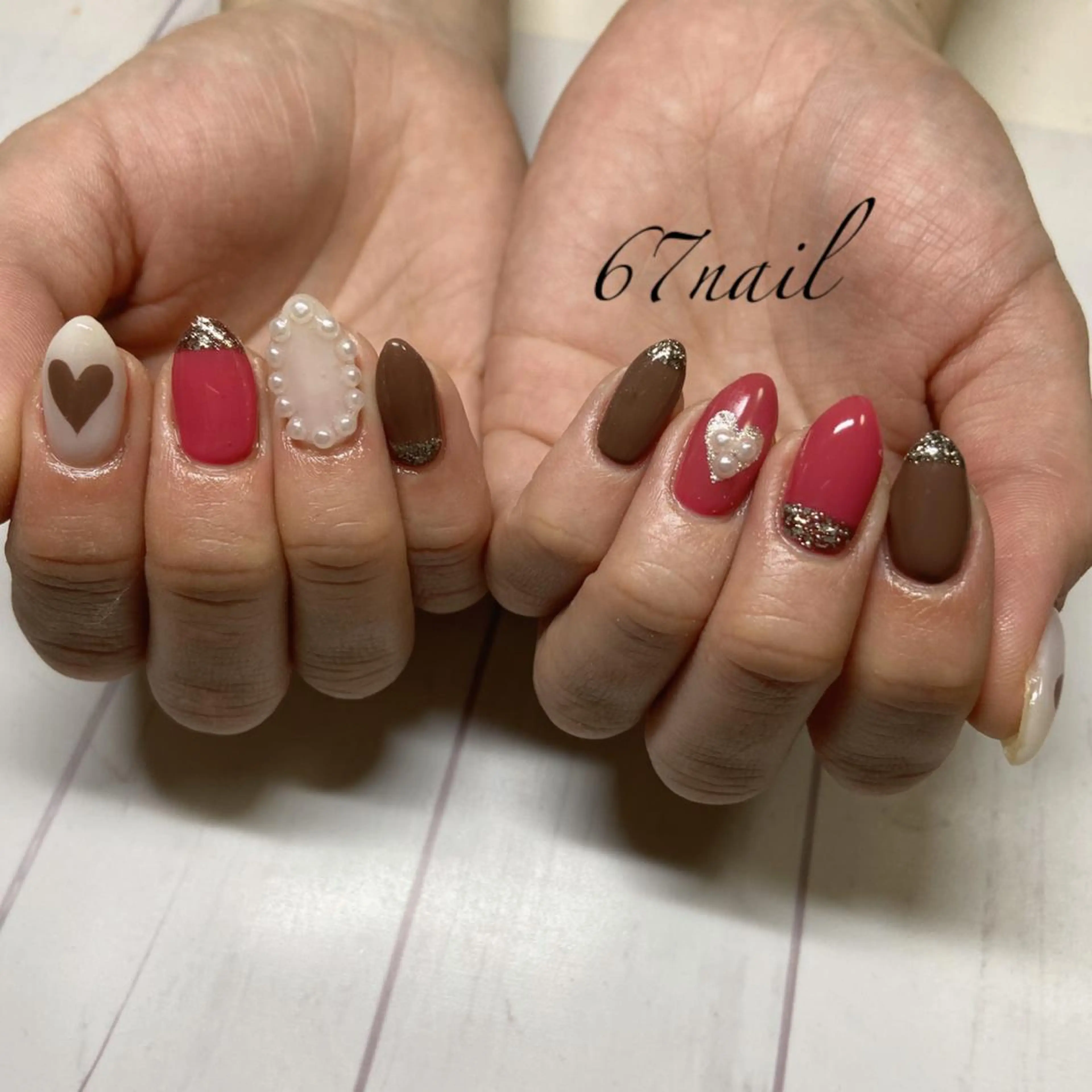 カラー ネイル nail salon LNのネイルデザイン