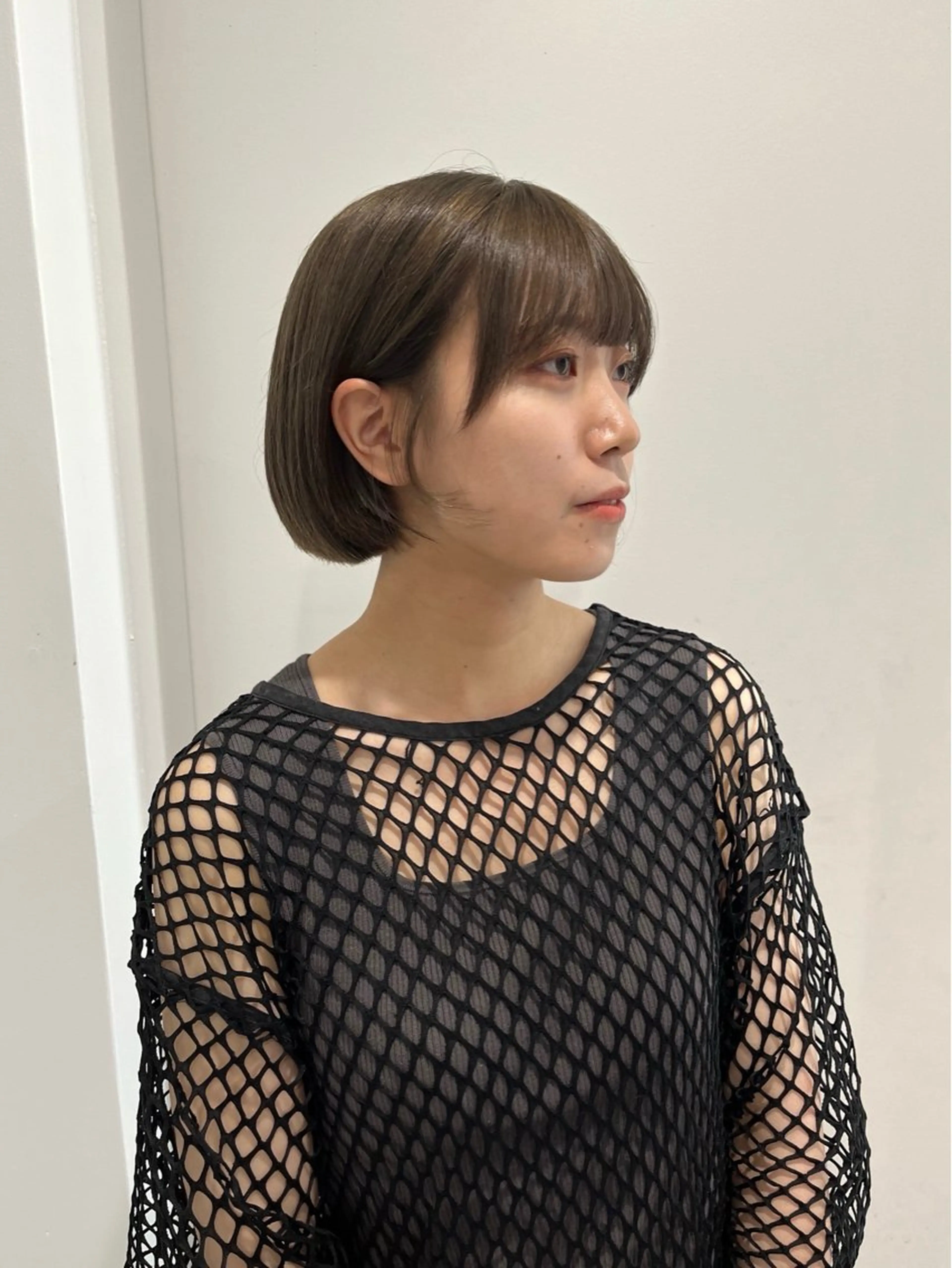 ショート カラー ボブ 縮毛矯正/ハイトーン /パーマ/せき🧸のヘアスタイル