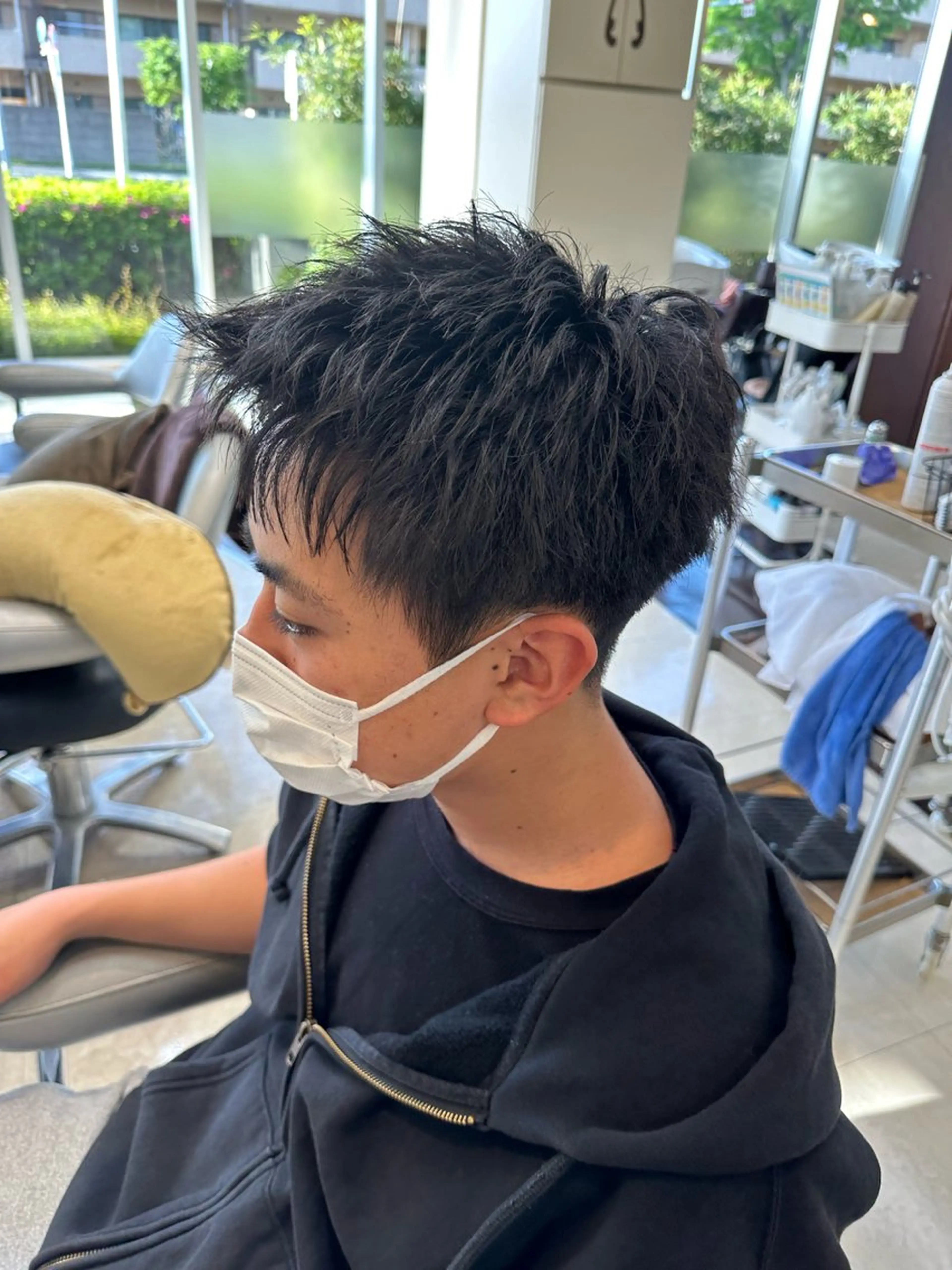 ショート カラー パーマ メンズ カット ヘッドスパ ヘアセット 毎月230人担当/ メンズヘア/清和武虎のヘアスタイル