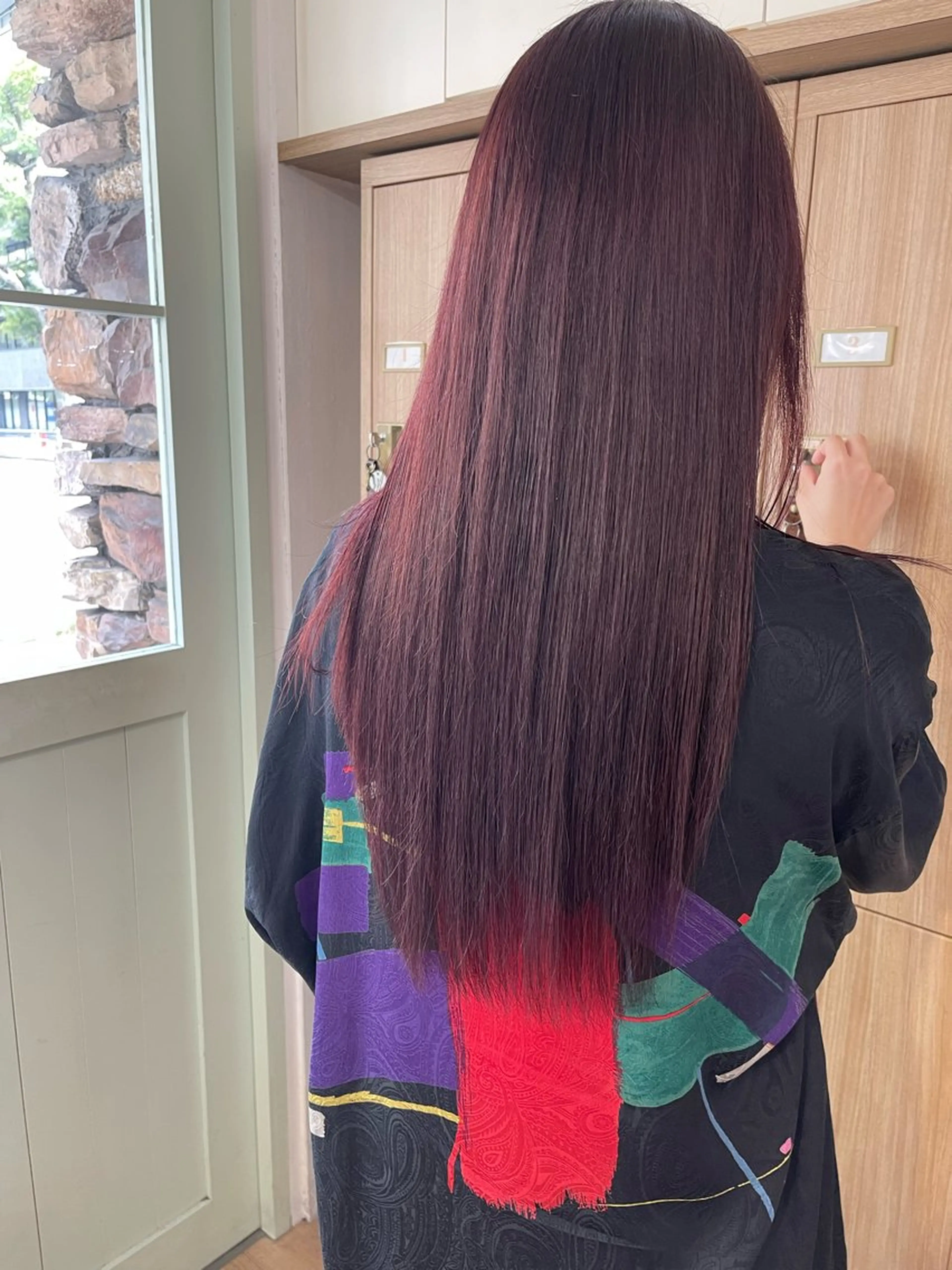 ロング 金山／森心乃　カット ブリーチモデル募集中のヘアスタイル