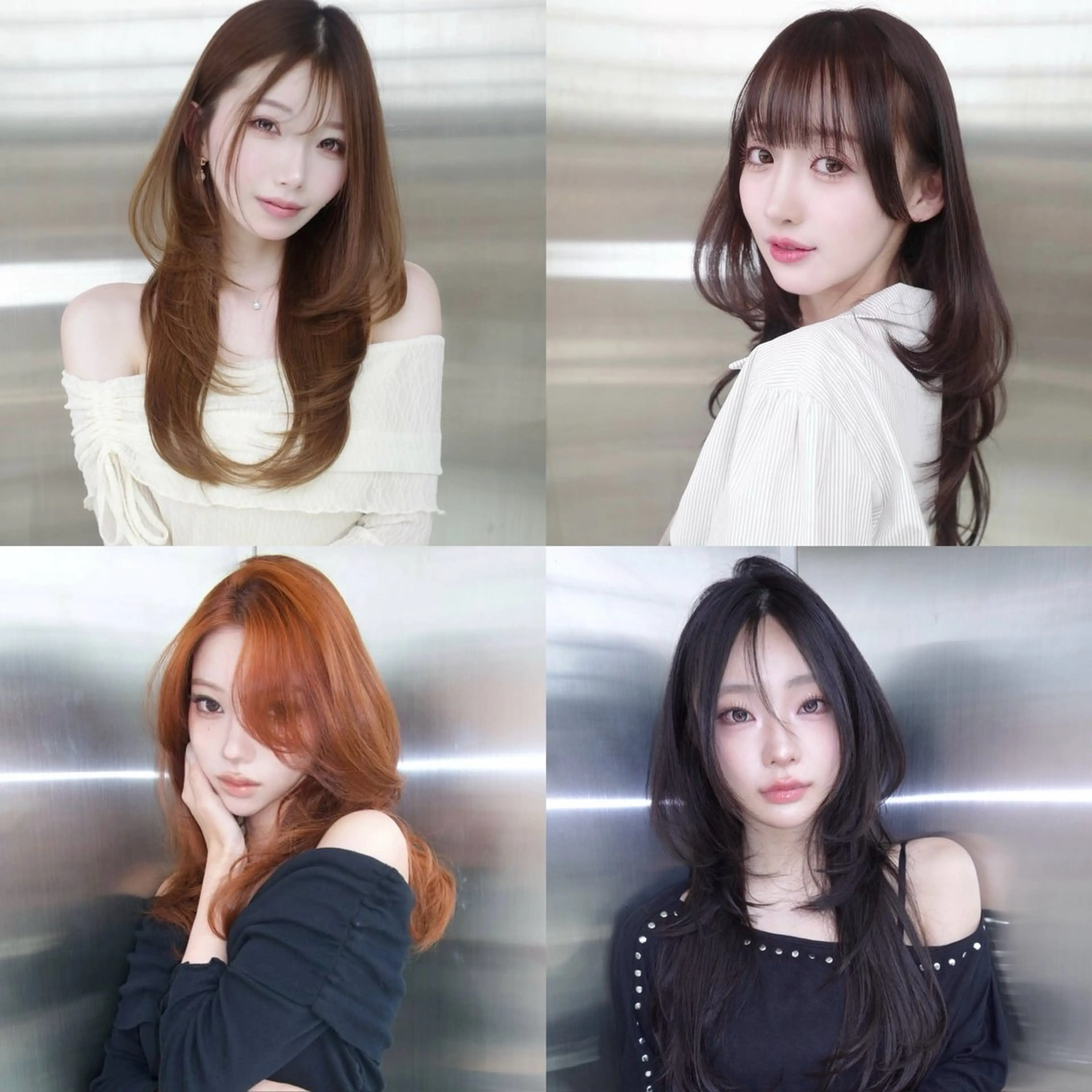 ロング カラー くびれヘア 顔周りカット ハイレイヤー 韓国風ヘア レイヤーカット カット ヘアカラー トリートメント Nao/ 大宮/レイヤーカットのヘアスタイル