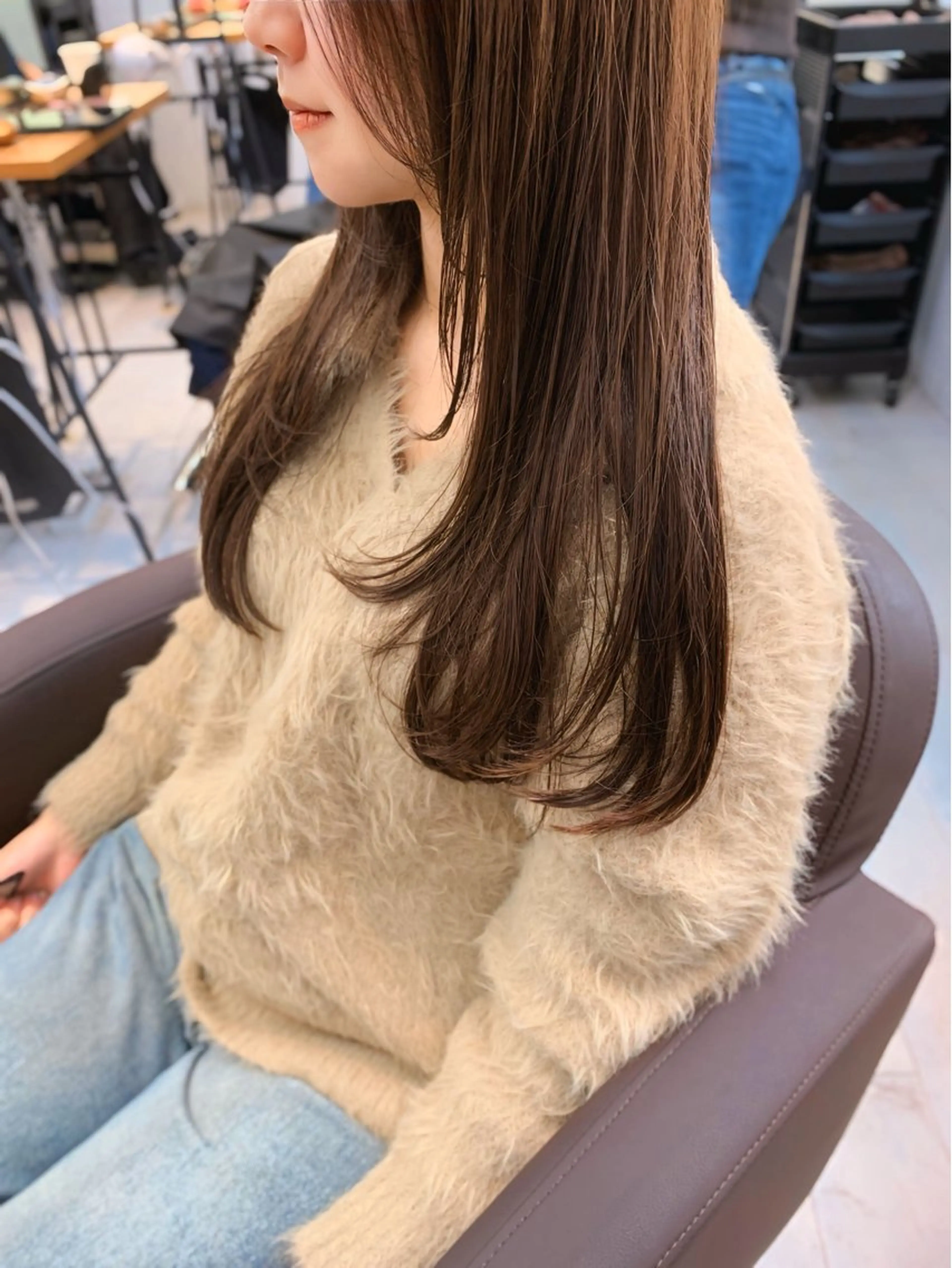 ロング カット トリートメント 前田 健太のヘアスタイル