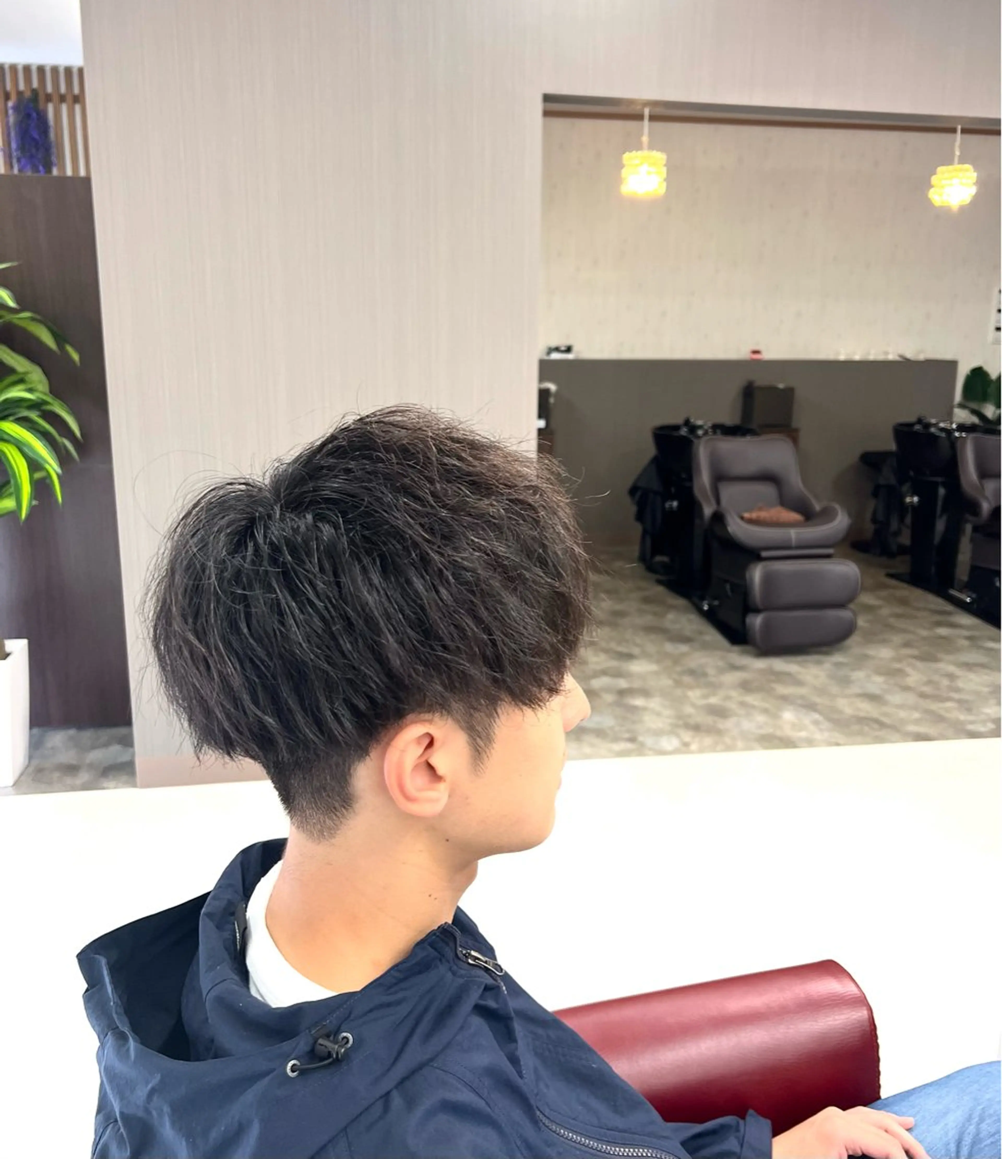 ショート パーマ メンズ KEN 🌟のヘアスタイル