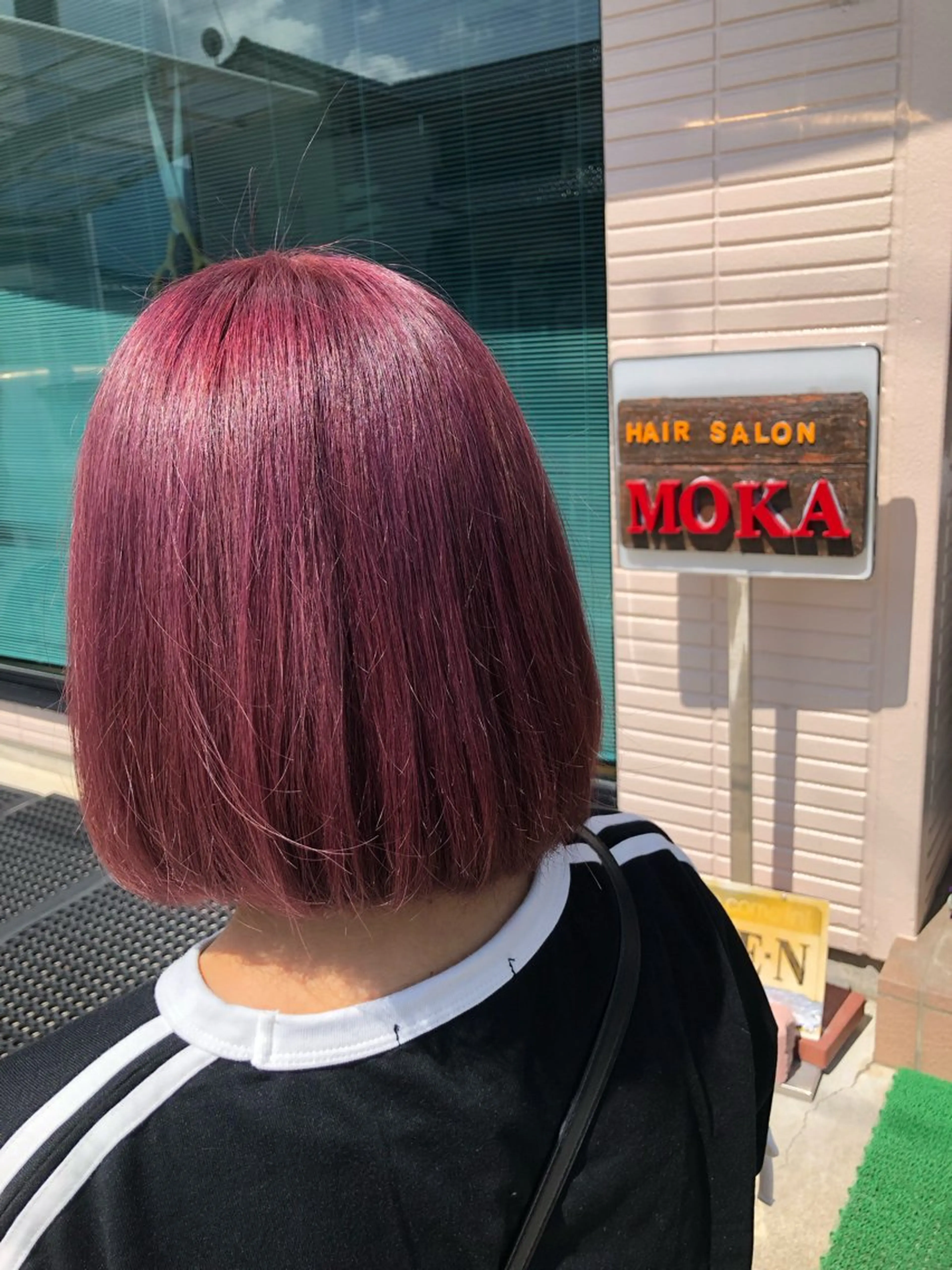 カラー ブリーチ 石塚 浩のヘアスタイル