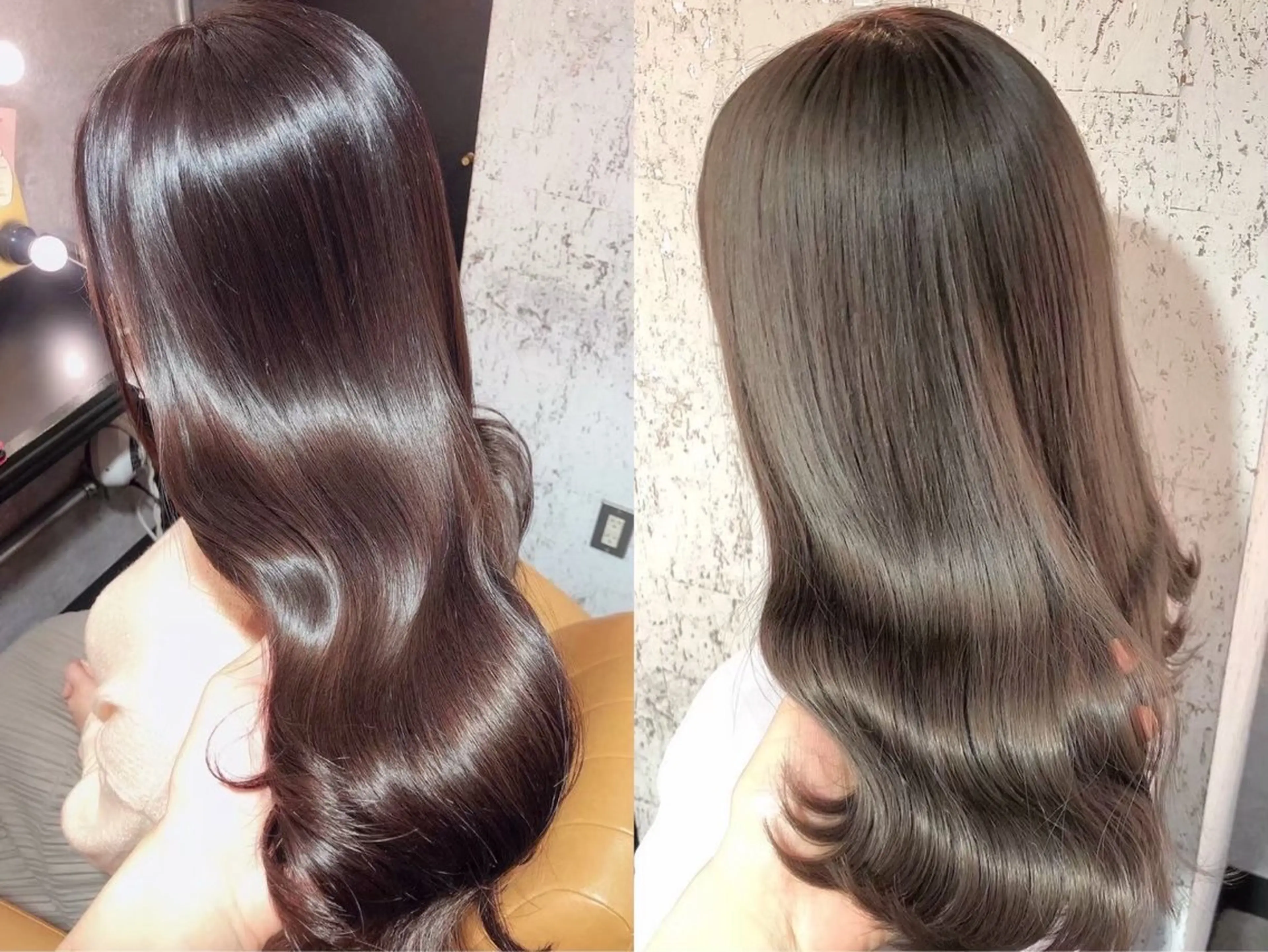 ロング カラー 敦賀 菜々美のヘアスタイル