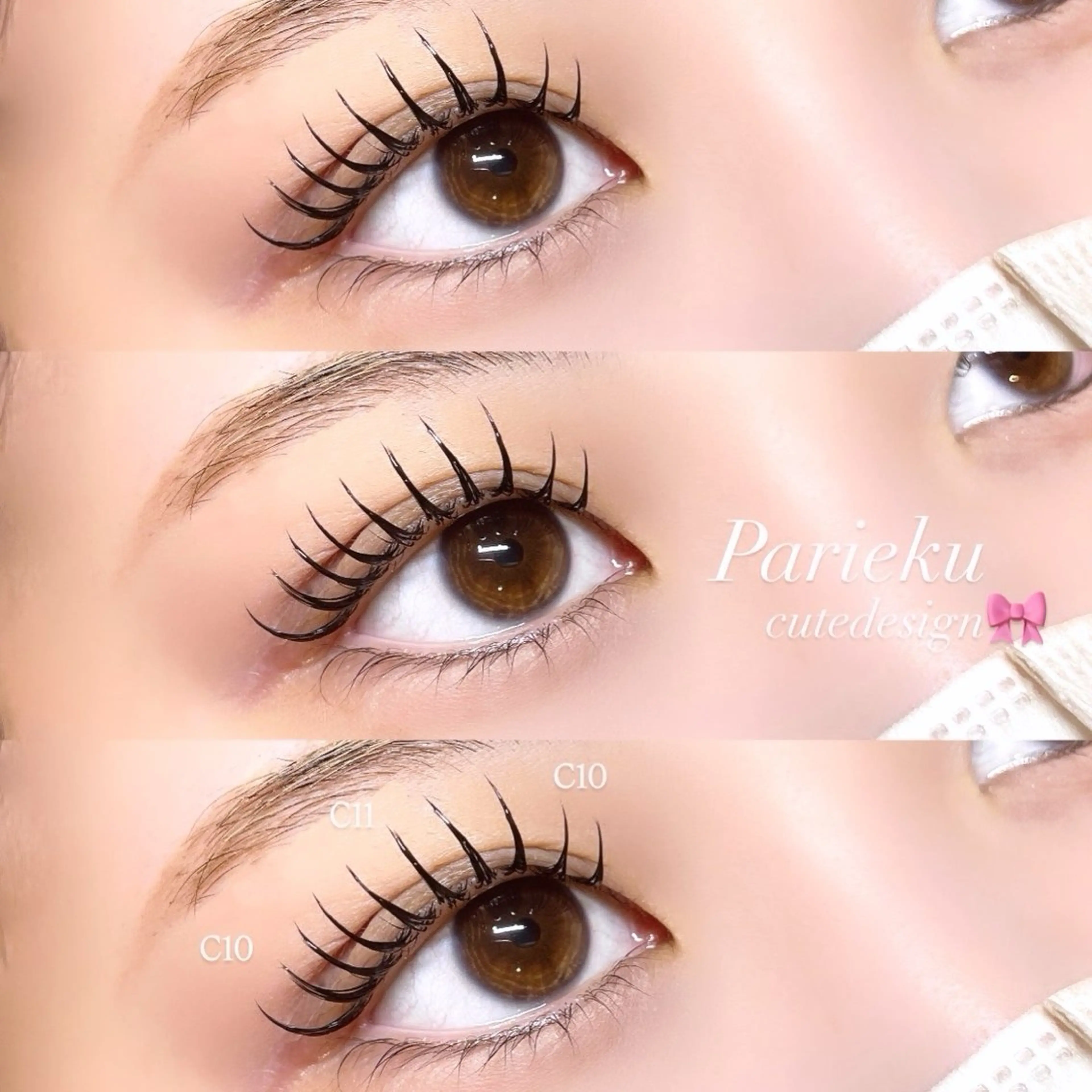 マツエク・マツパ マツエク Mell Yuuna ♡パリエク /束感のマツエク・マツパデザイン