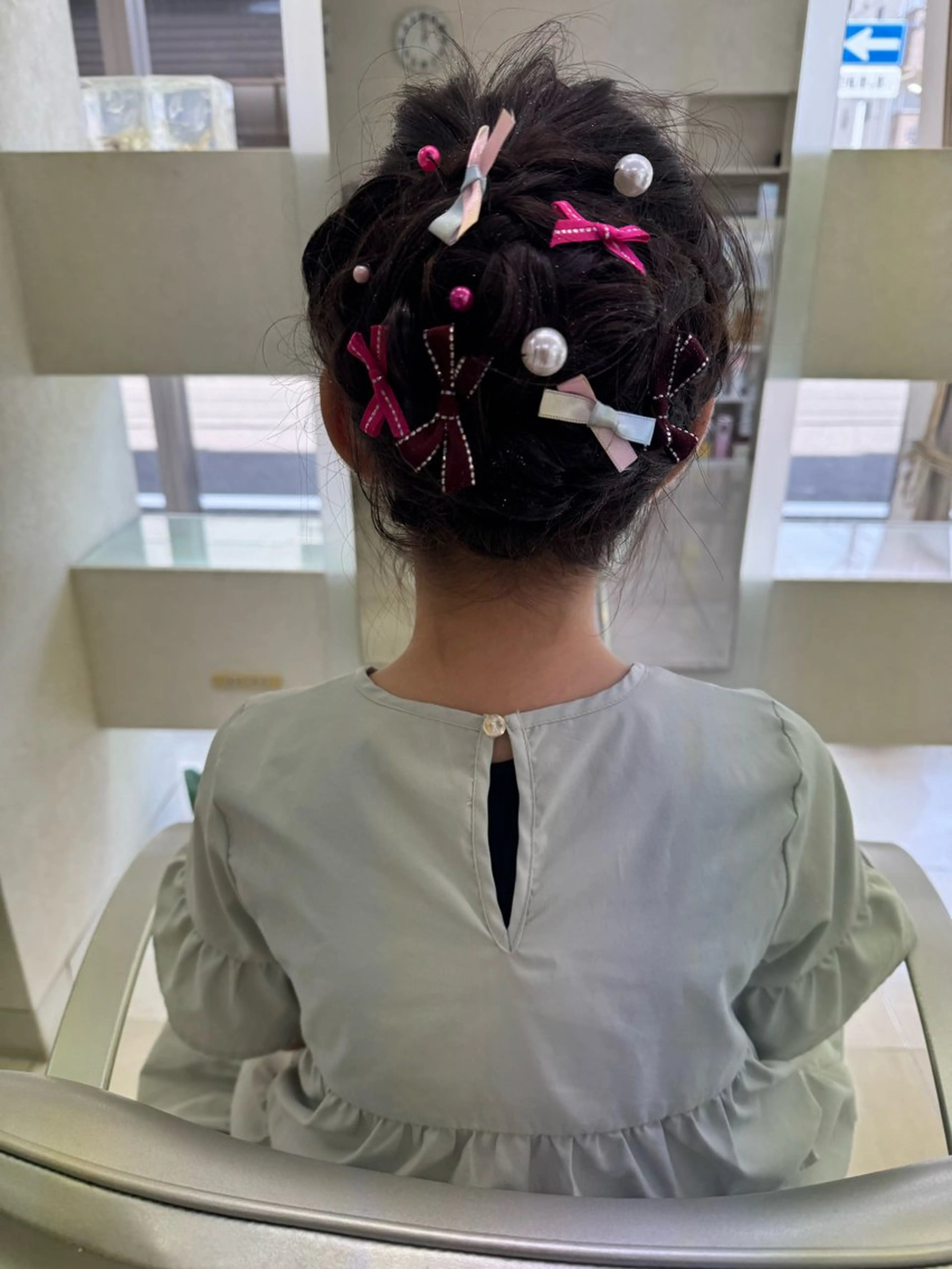 キッズ タカハシ リナのヘアスタイル