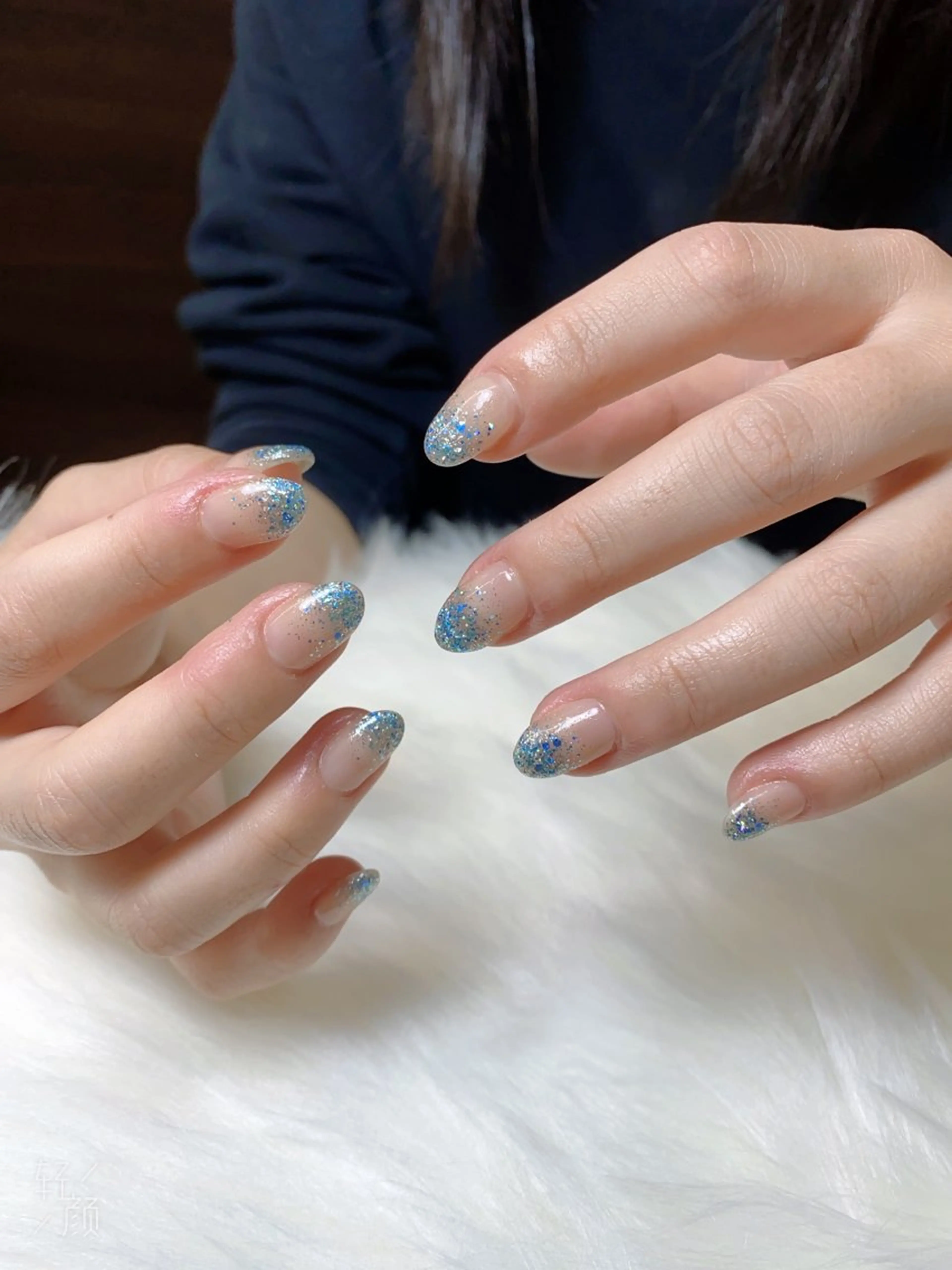 ネイル グラデーション ラメ(グリッター) ラメグラデーション Fancy Nailsalonのネイルデザイン