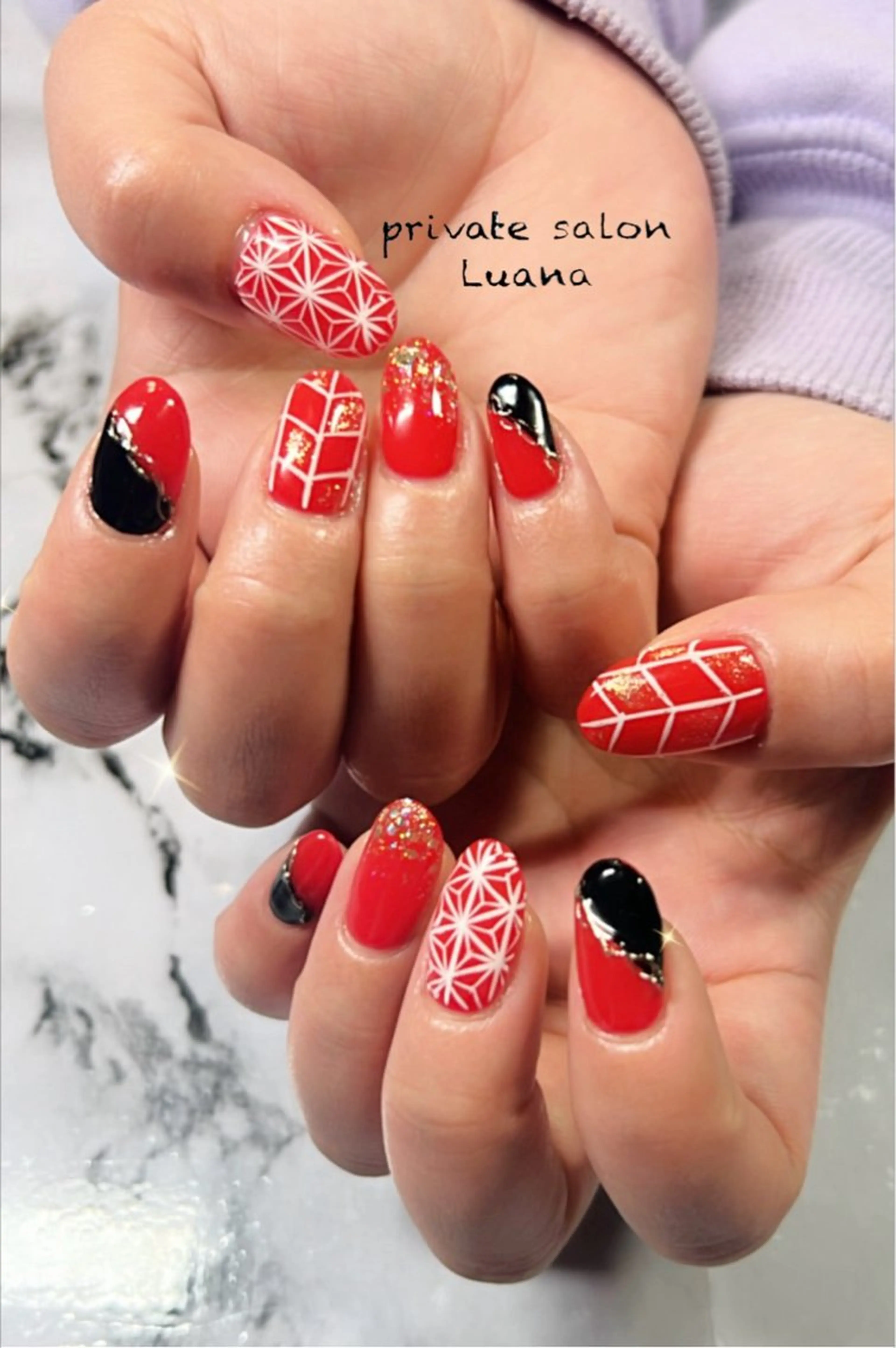 ネイル 自宅ネイルサロン ルアナのネイルデザイン