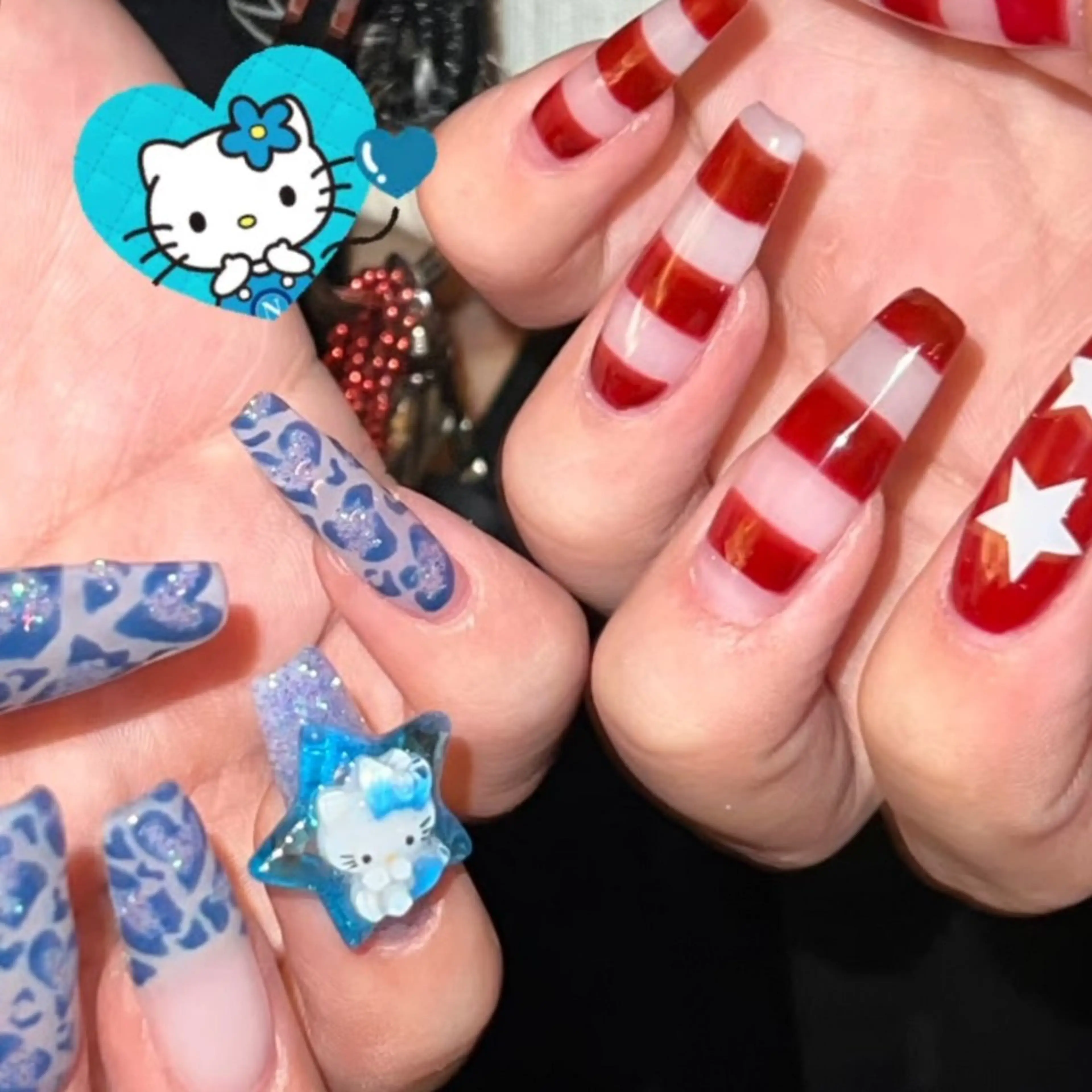 ネイル ロングネイル 8appy ARTstudioのネイルデザイン