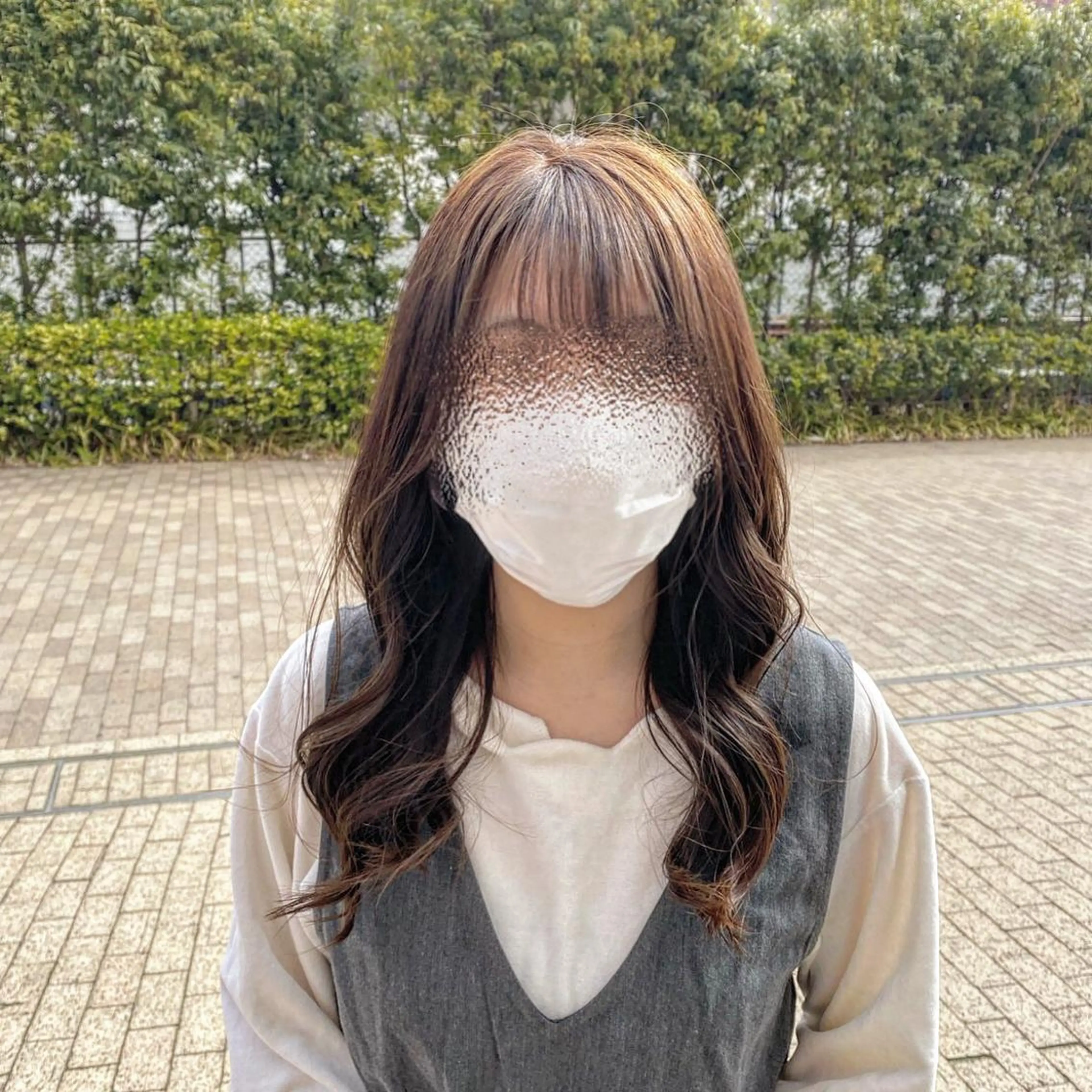 セミロング カラー カット ヘアカラー トリートメント MignonS 仙幸 大輔のヘアスタイル