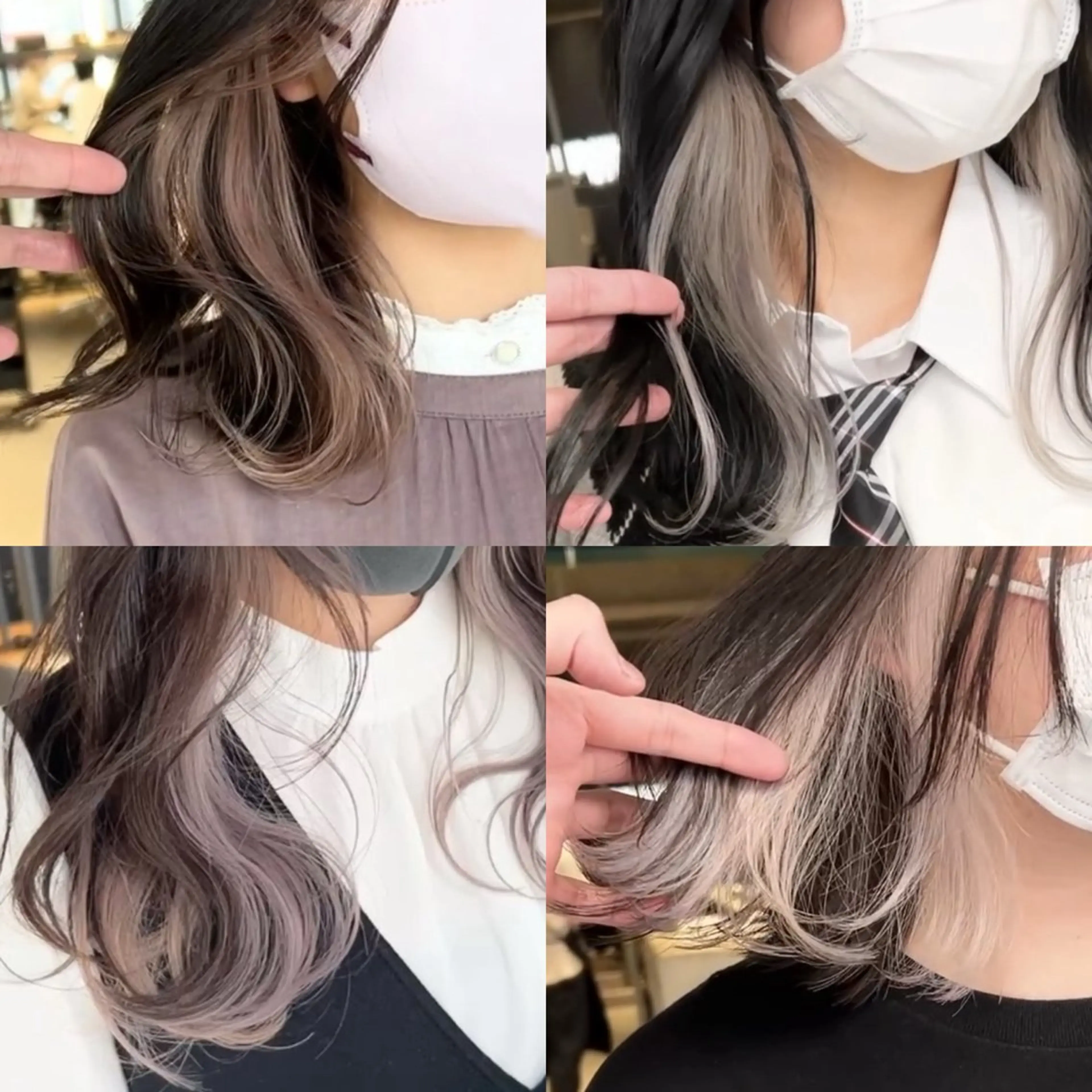 カットカラー（イヤリングカラー）＋ケラチンパックtrの写真