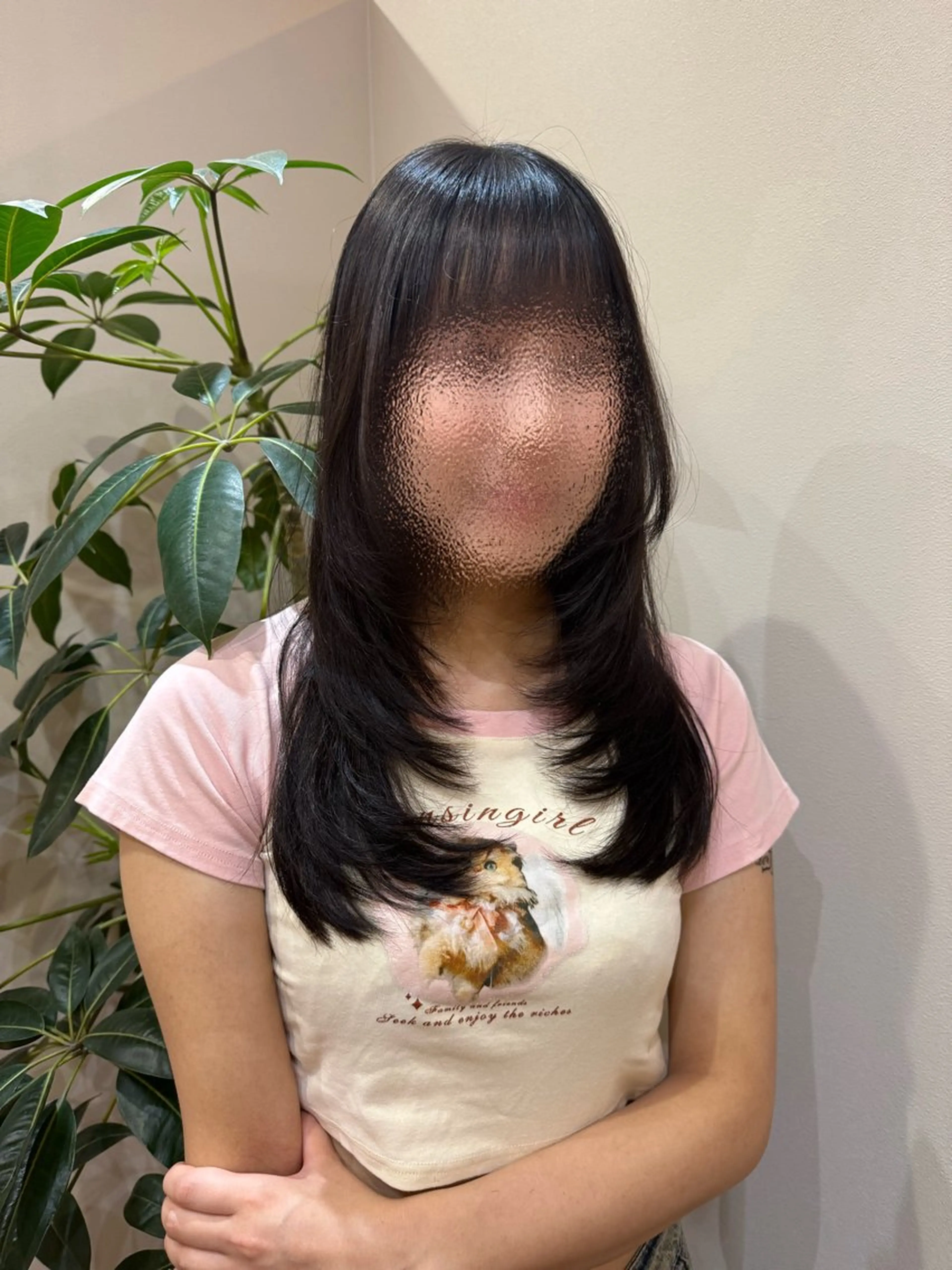 ロング レイヤーカット momo 札幌美容師のヘアスタイル