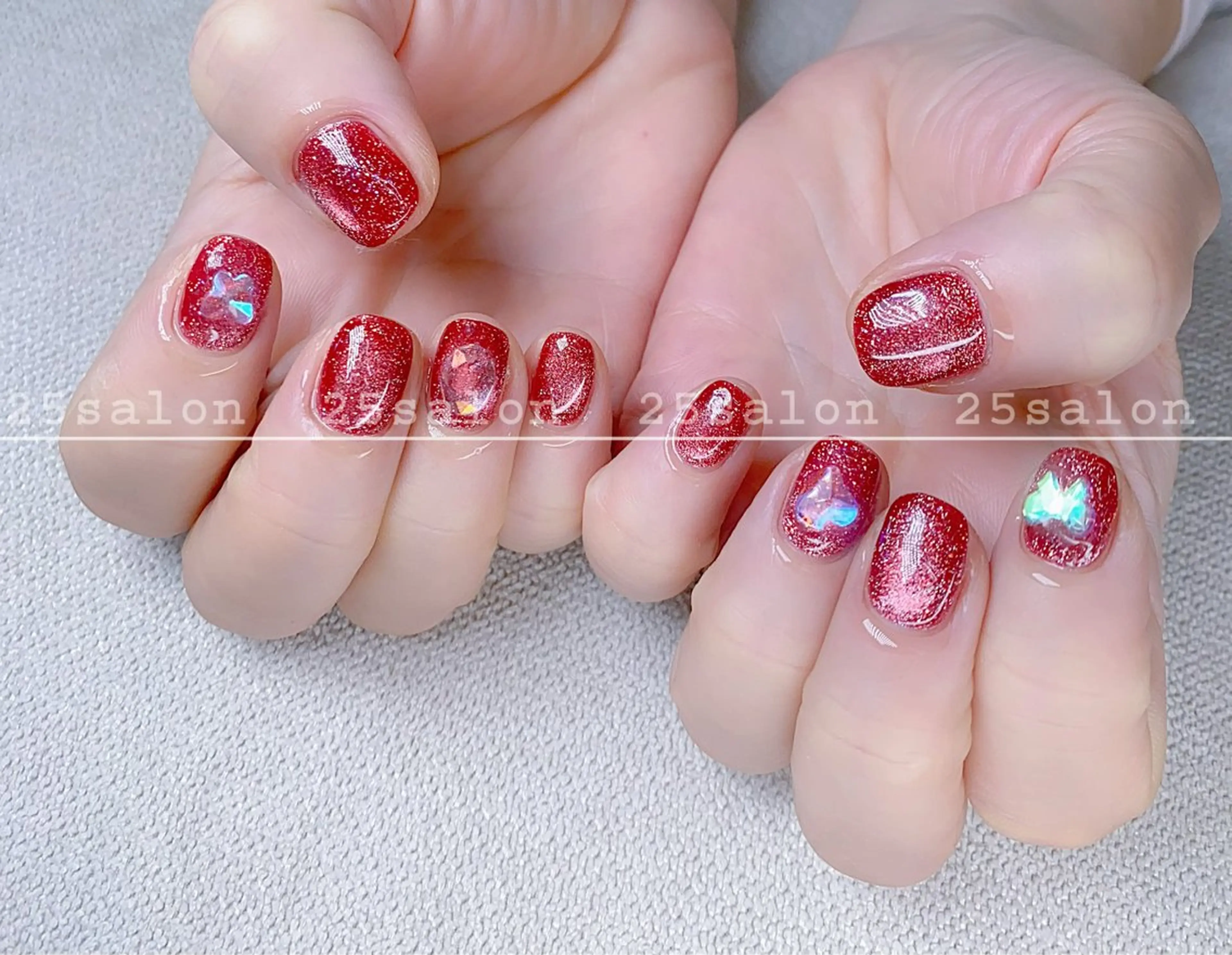 ネイル ジェルネイル 韓国ネイル ニュアンスネイル パラジェル ワンホンネイル 2 5のマツエク・マツパデザイン