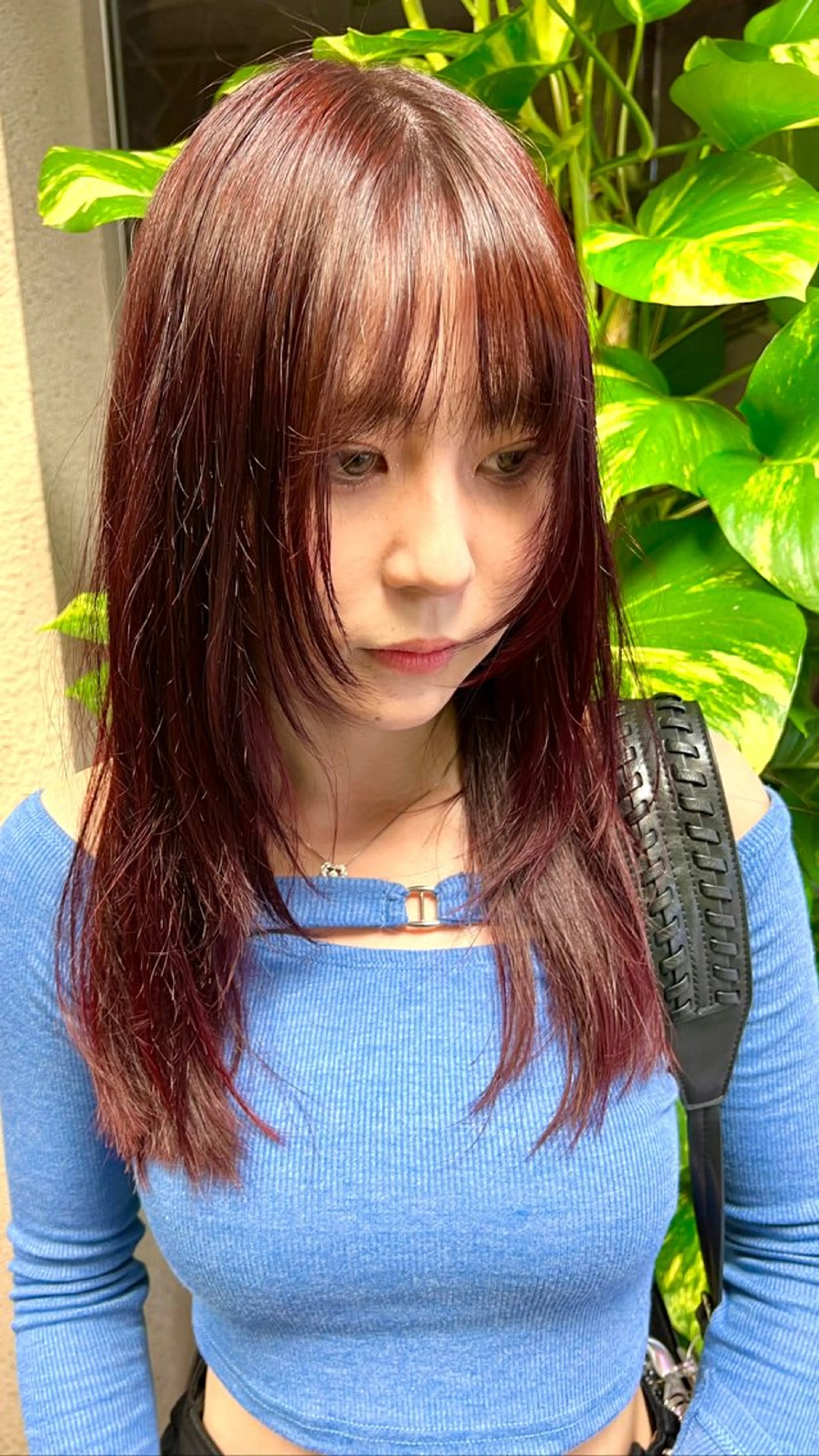 セミロング カラー カット ヘアカラー トリートメント 小笠原 悠斗のヘアスタイル