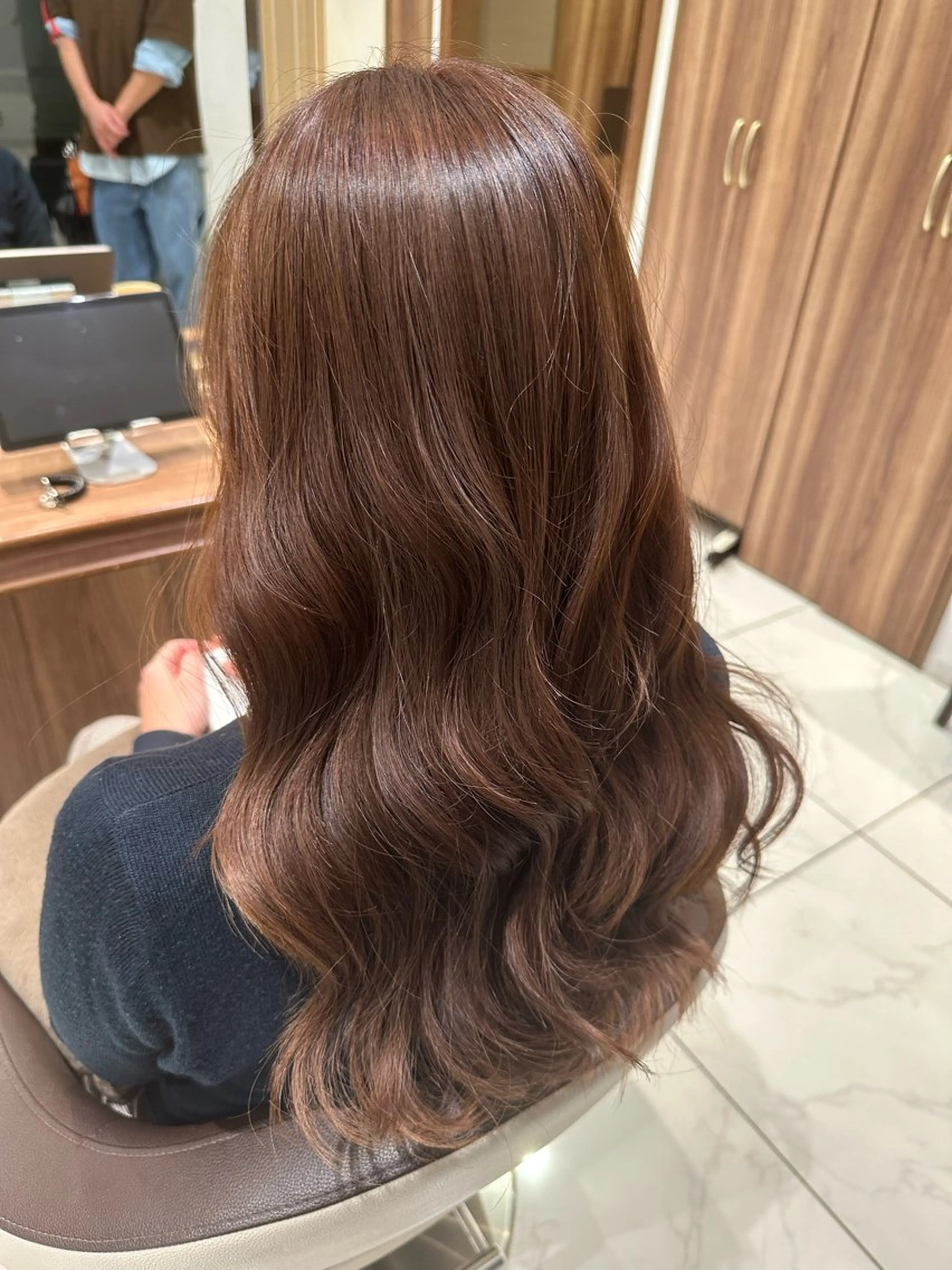 ロング カラー ブラウンカラー ココアブラウン ヘアカラー ash平井店/永木 空✂️のヘアスタイル