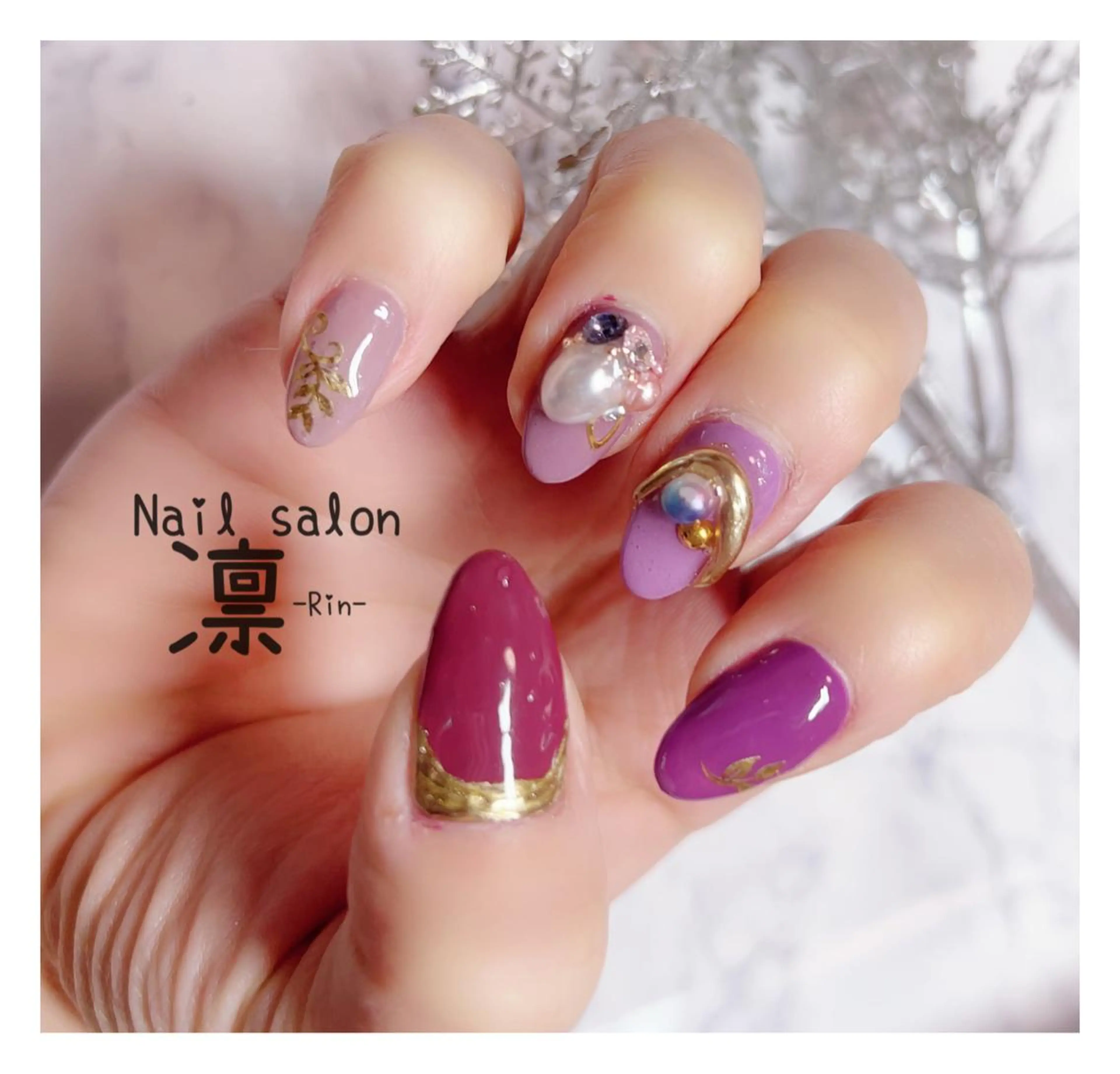 ネイル ジェルネイル スカルプネイル private salon凛のネイルデザイン