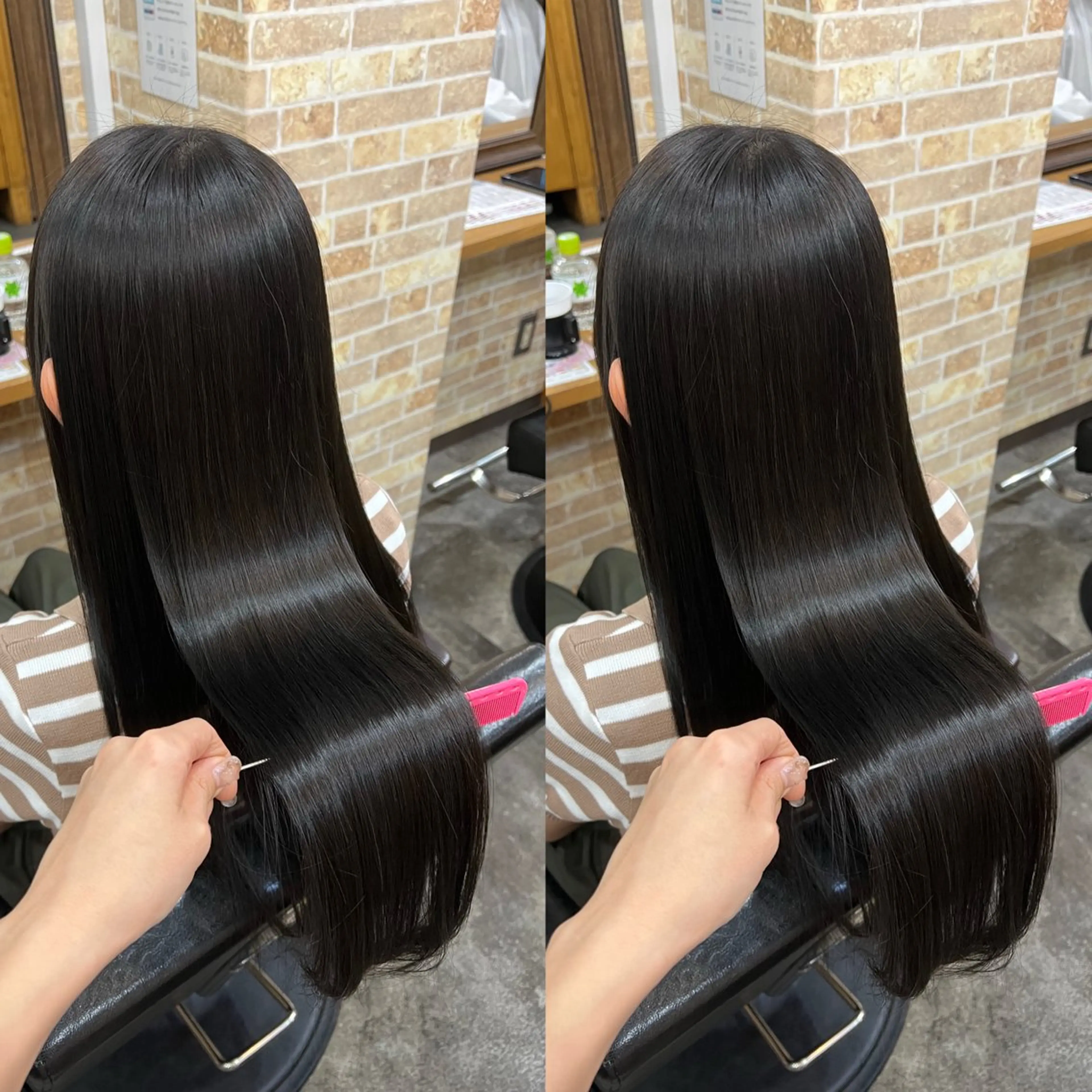 セミロング カラー 上質髪🪐 AIRI🪷‧₊˚のヘアスタイル