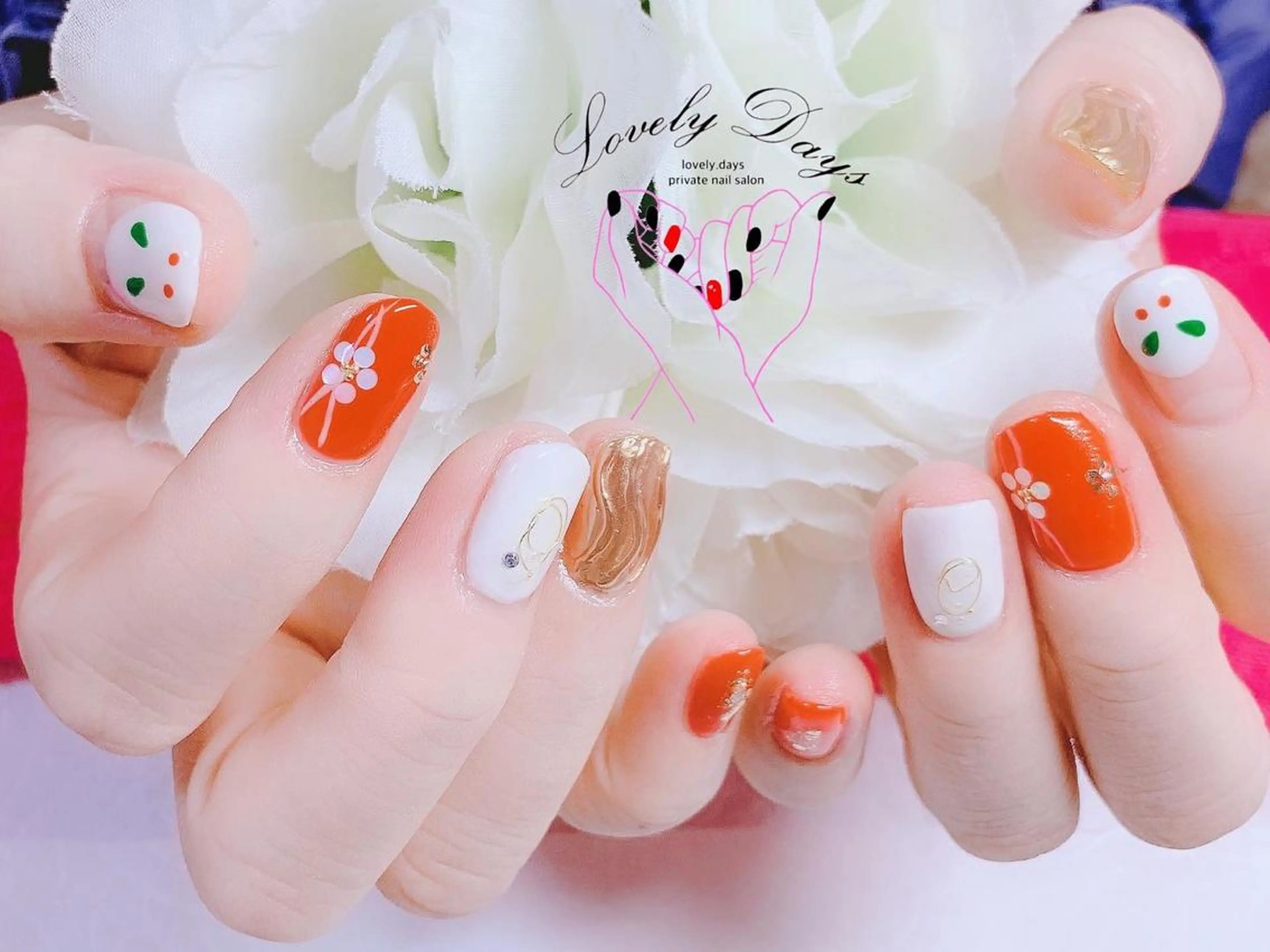 ネイル ミラーネイル シンプルネイル ハンドネイル LovelyDays ゆいのネイルデザイン