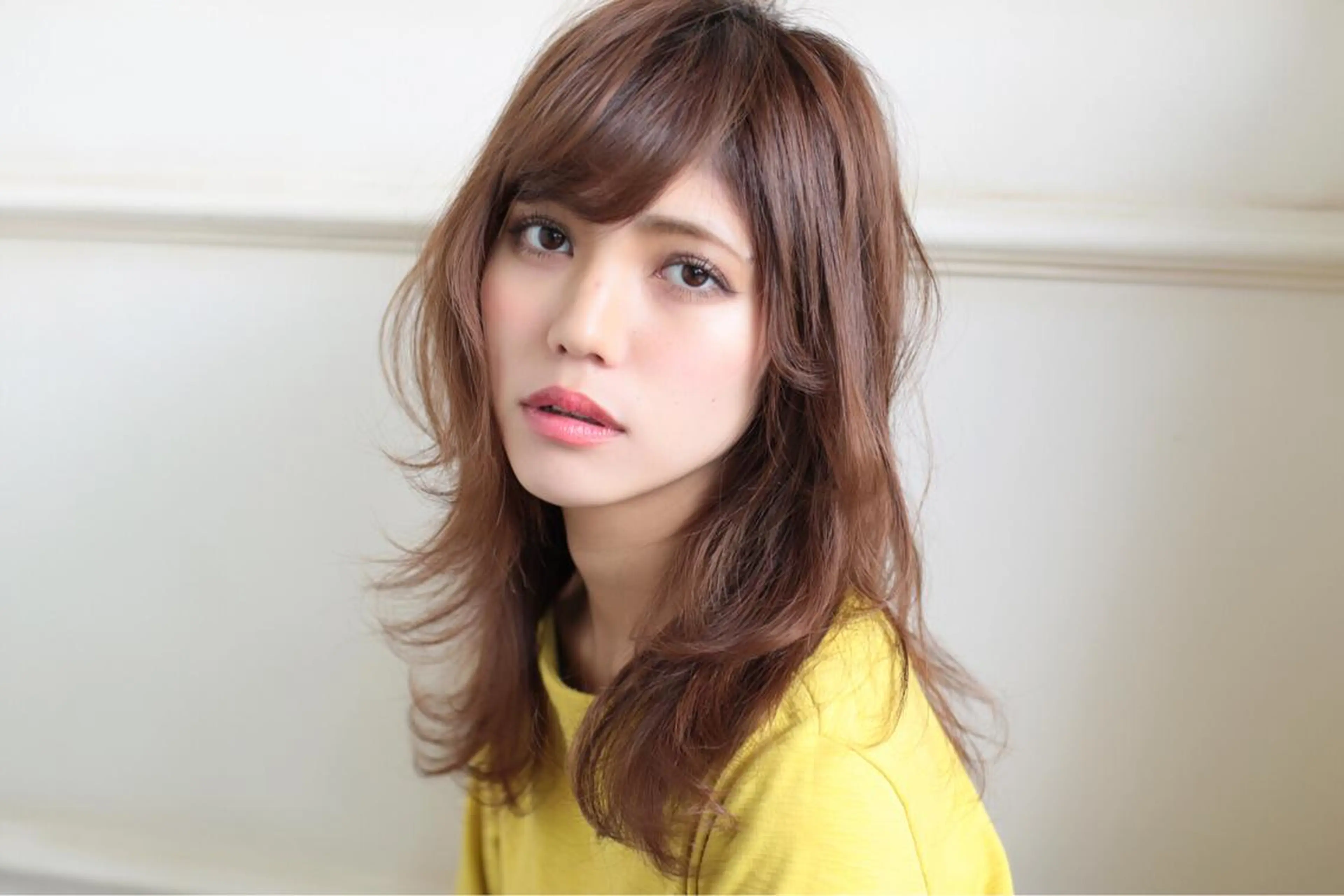 セミロング 小顔カット/レイヤー 【WiLL】加藤のヘアスタイル