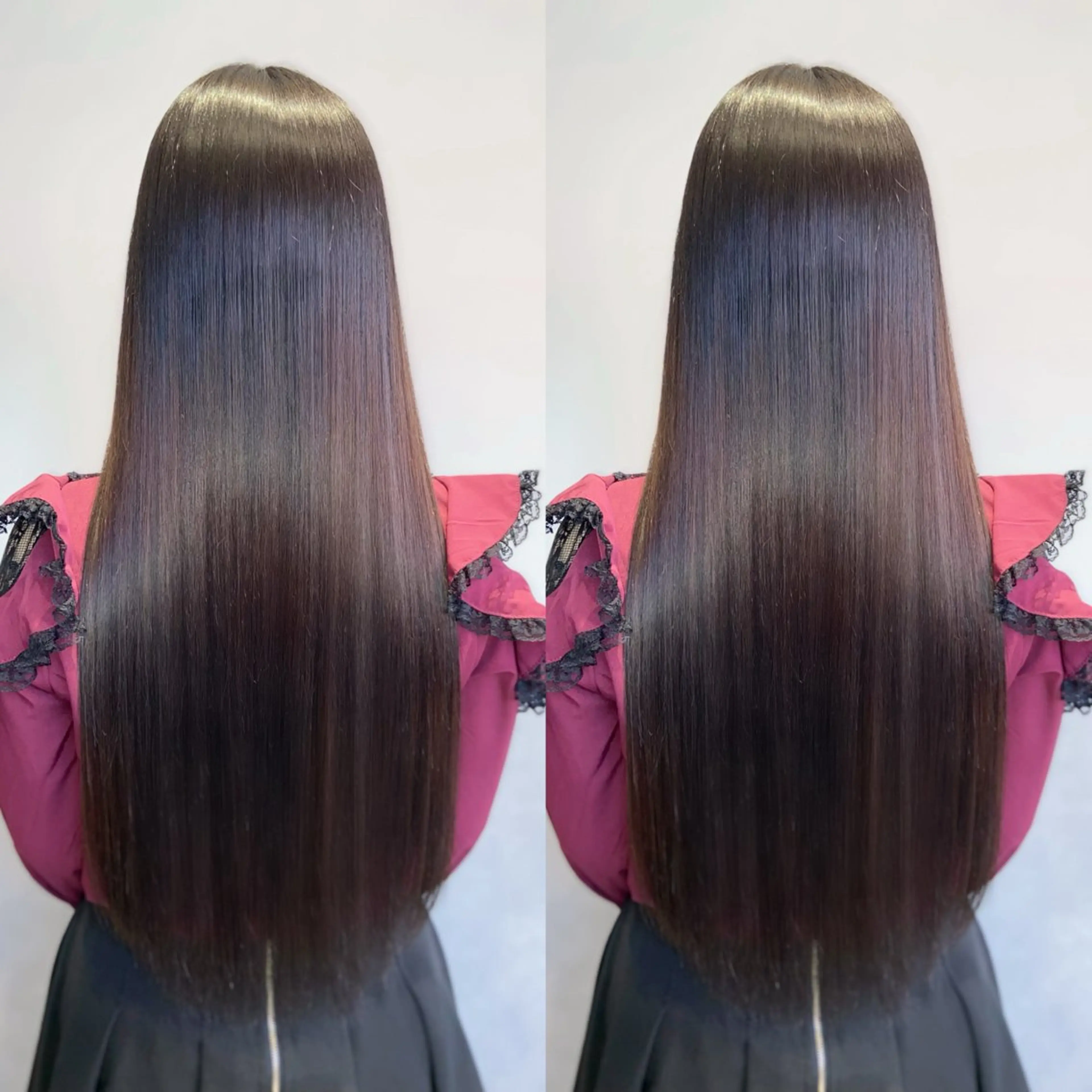 迷ったらｺﾚ!!❤️似合わせ/顔周りカット+ケア縮毛矯正+1stepﾄﾘｰﾄﾒﾝﾄの写真