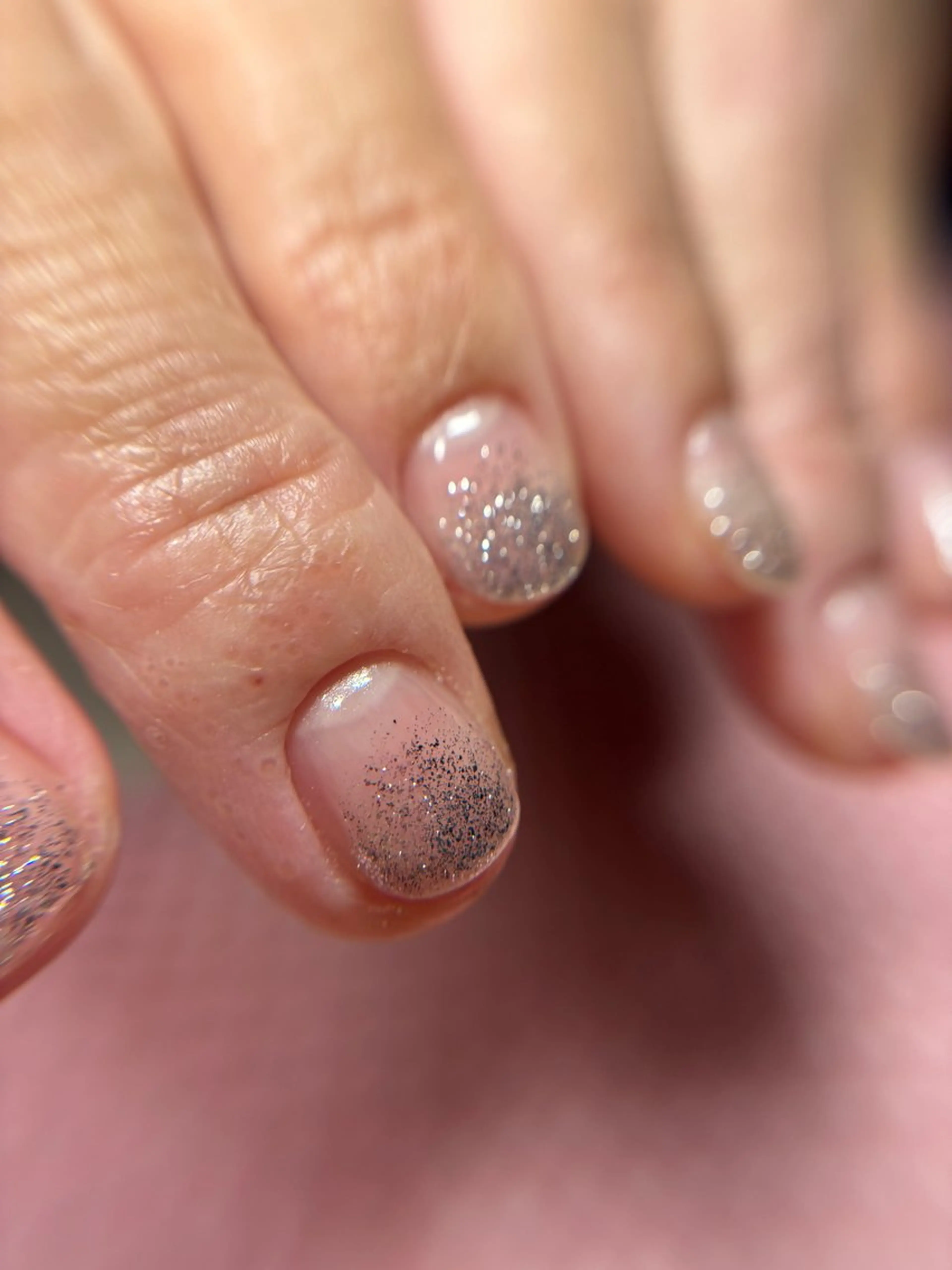 ネイル グラデーション ラメ(グリッター) ラメグラデーション SS Beauty Salonのネイルデザイン