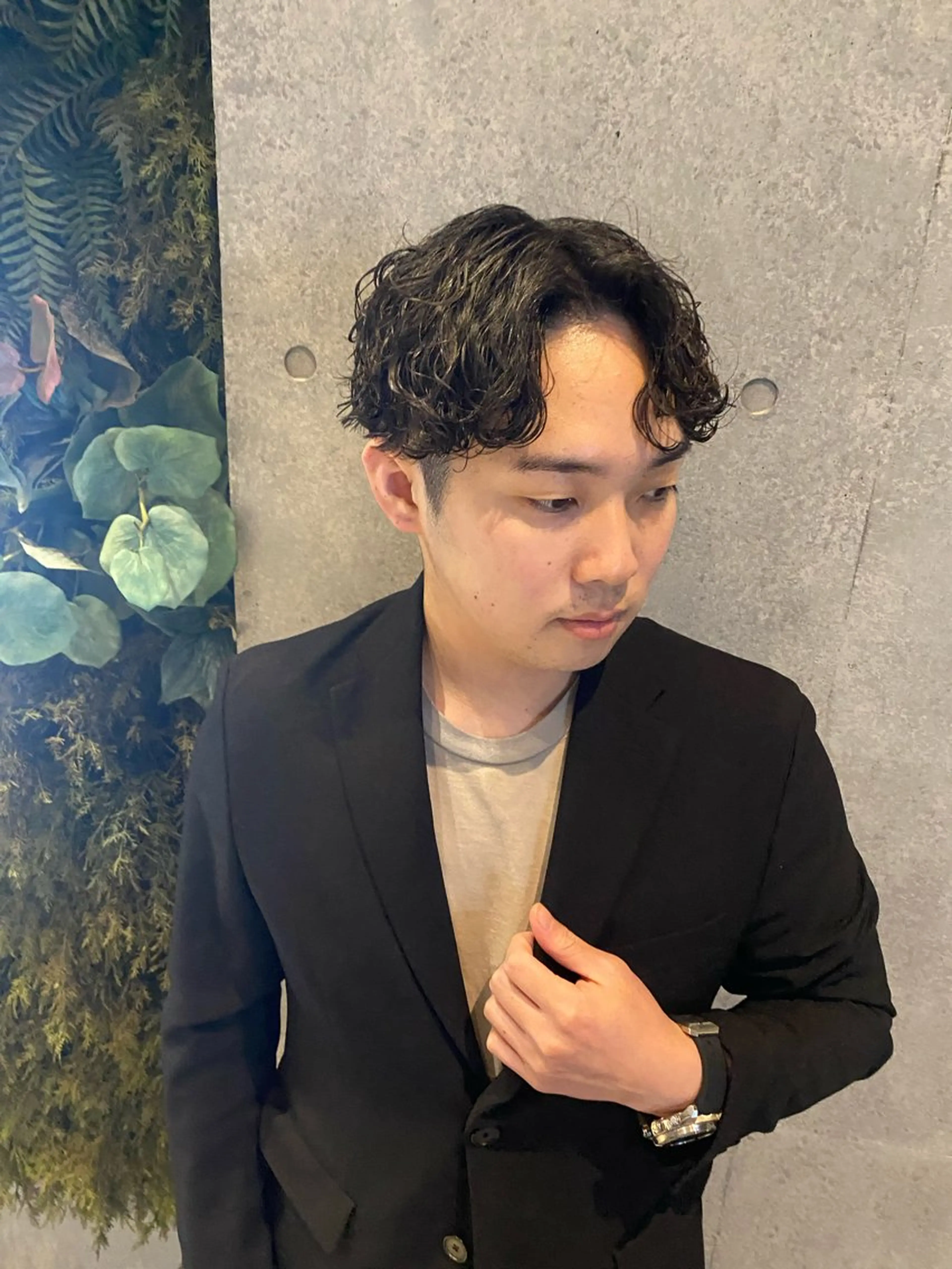 ショート 似合わせパーマ 渡辺尚暉のヘアスタイル