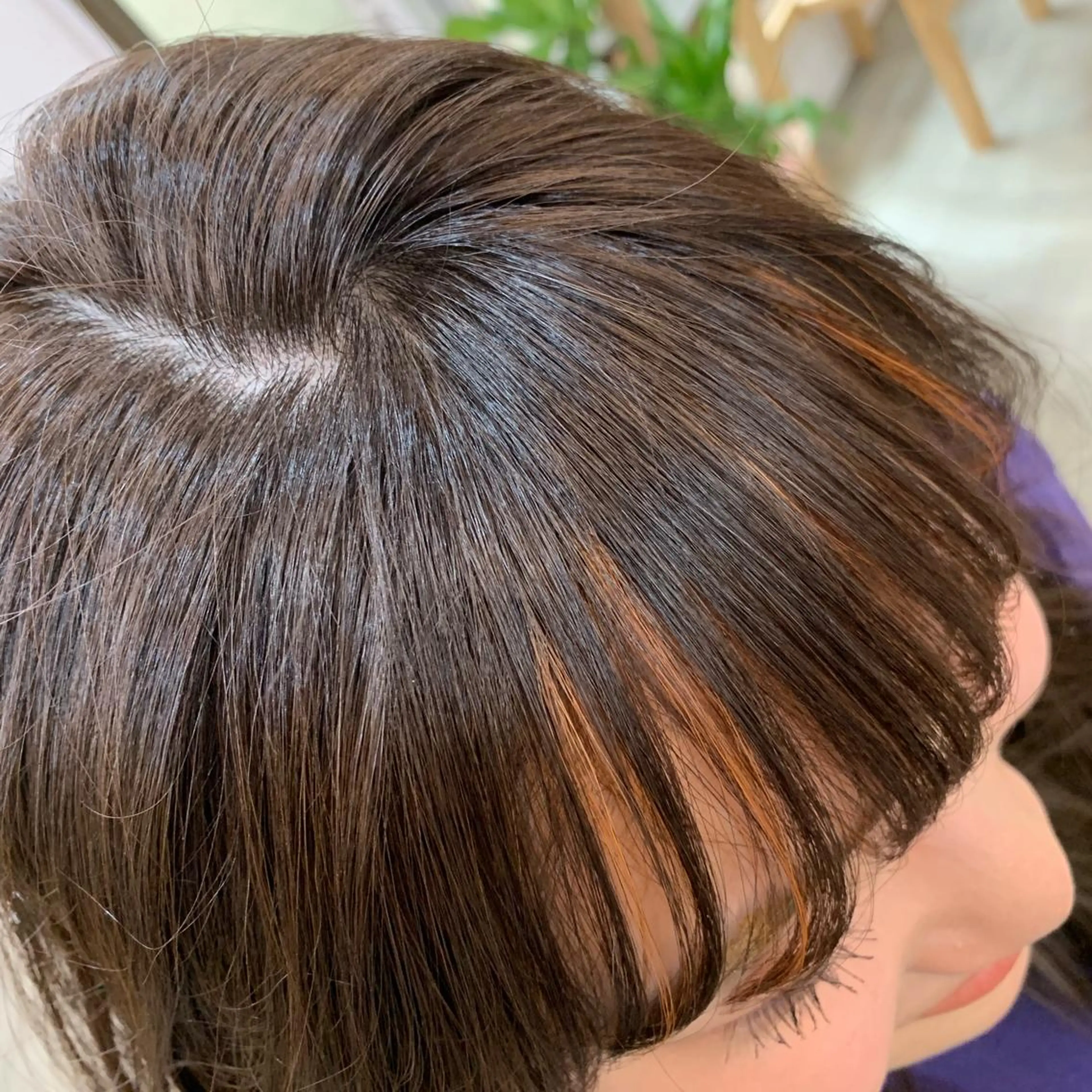 ミディアム カラー ハイライトカラー オレンジ ハイライト ブリーチ特化 / share 元太のヘアスタイル