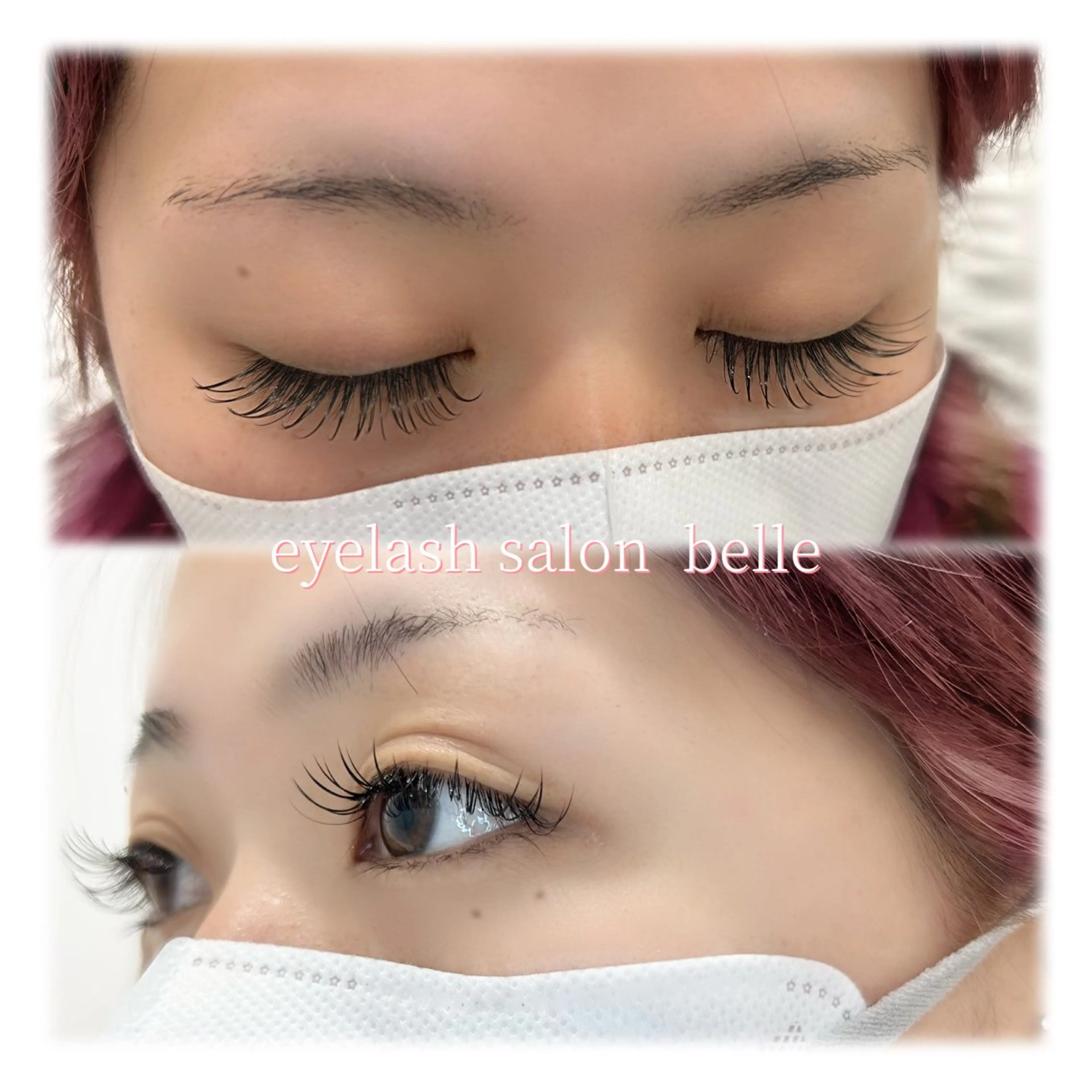 マツエク・マツパ Dカール フラットラッシュ セクシー eyelash salonbelleのマツエク・マツパデザイン