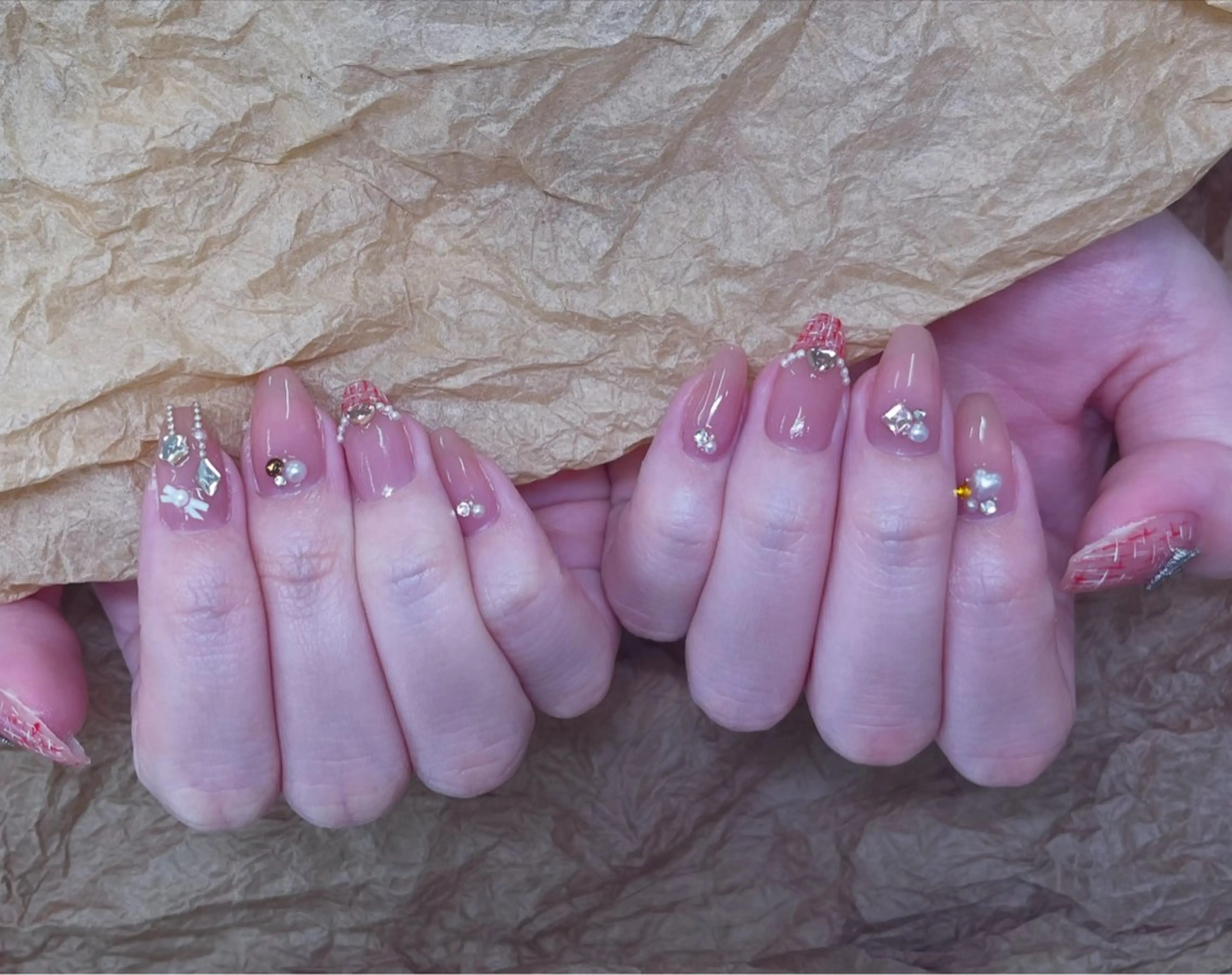 ネイル 持ち込み ワンカラーネイル ワンホンネイル ToliyDeliy Nail Salonのネイルデザイン