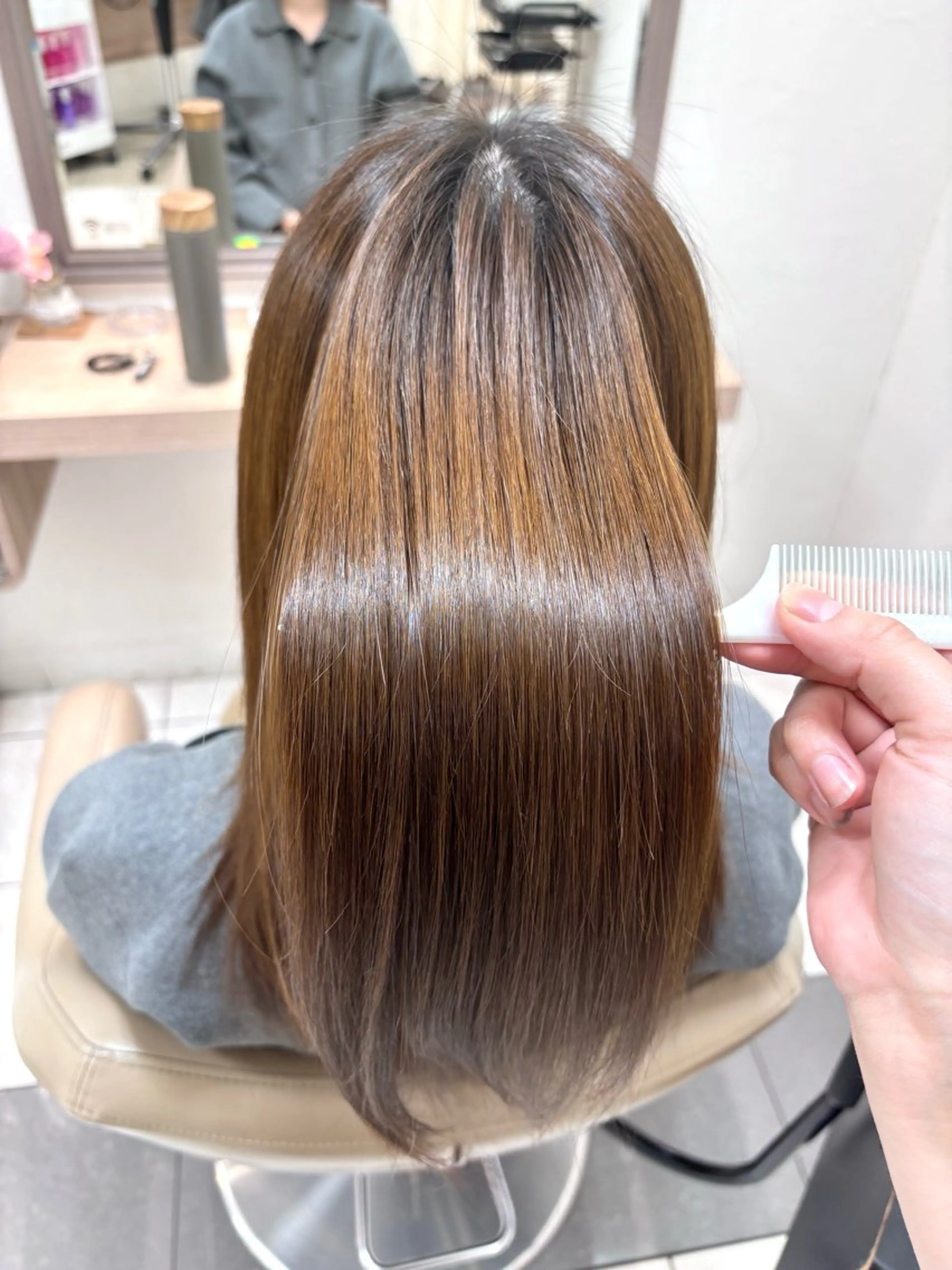 縮毛矯正 🙈Ash国立店 久保田美紅🙈のヘアスタイル
