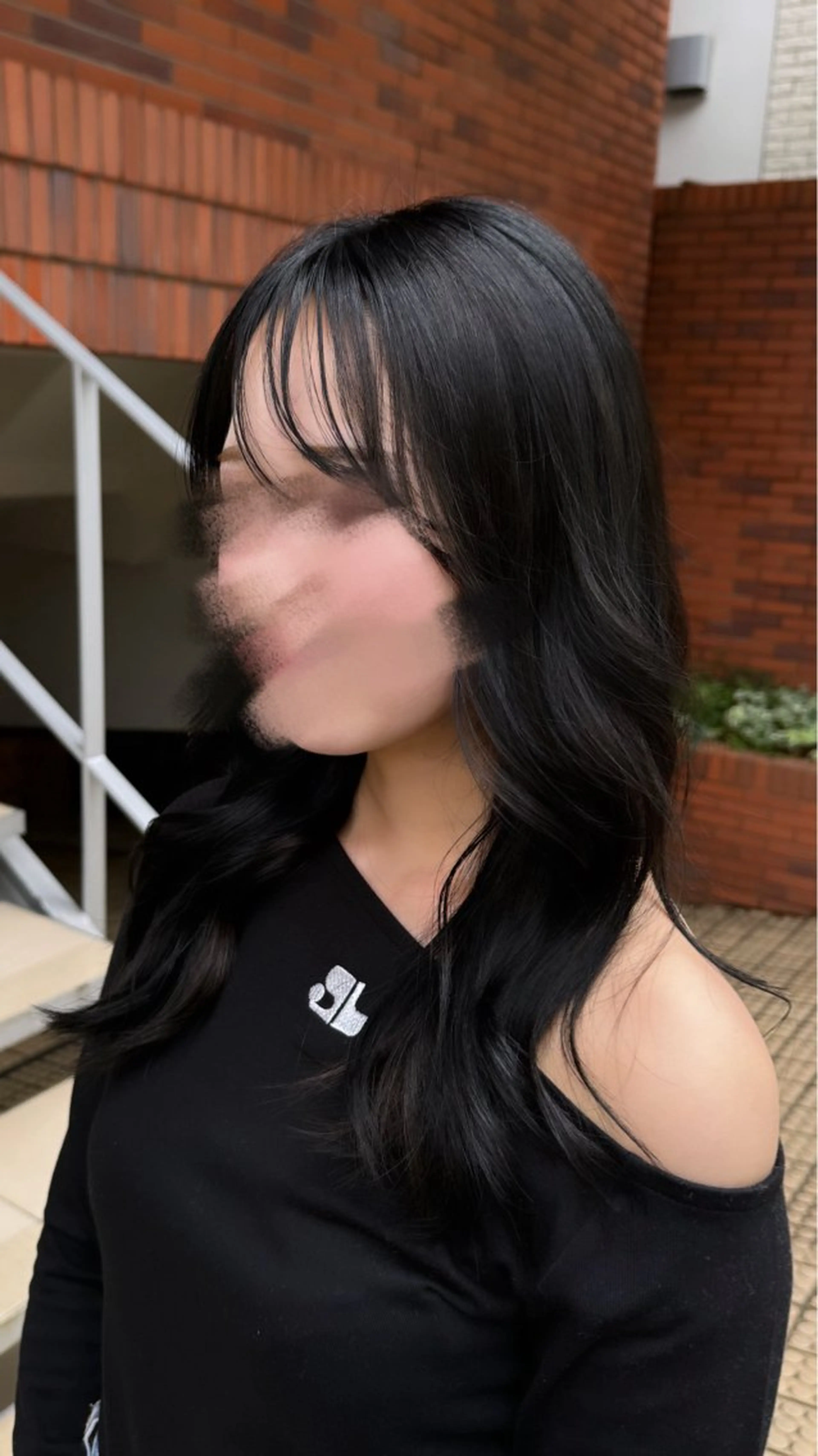 ロング カラー 透明感カラー 韓国風ヘア 新津 七海のヘアスタイル