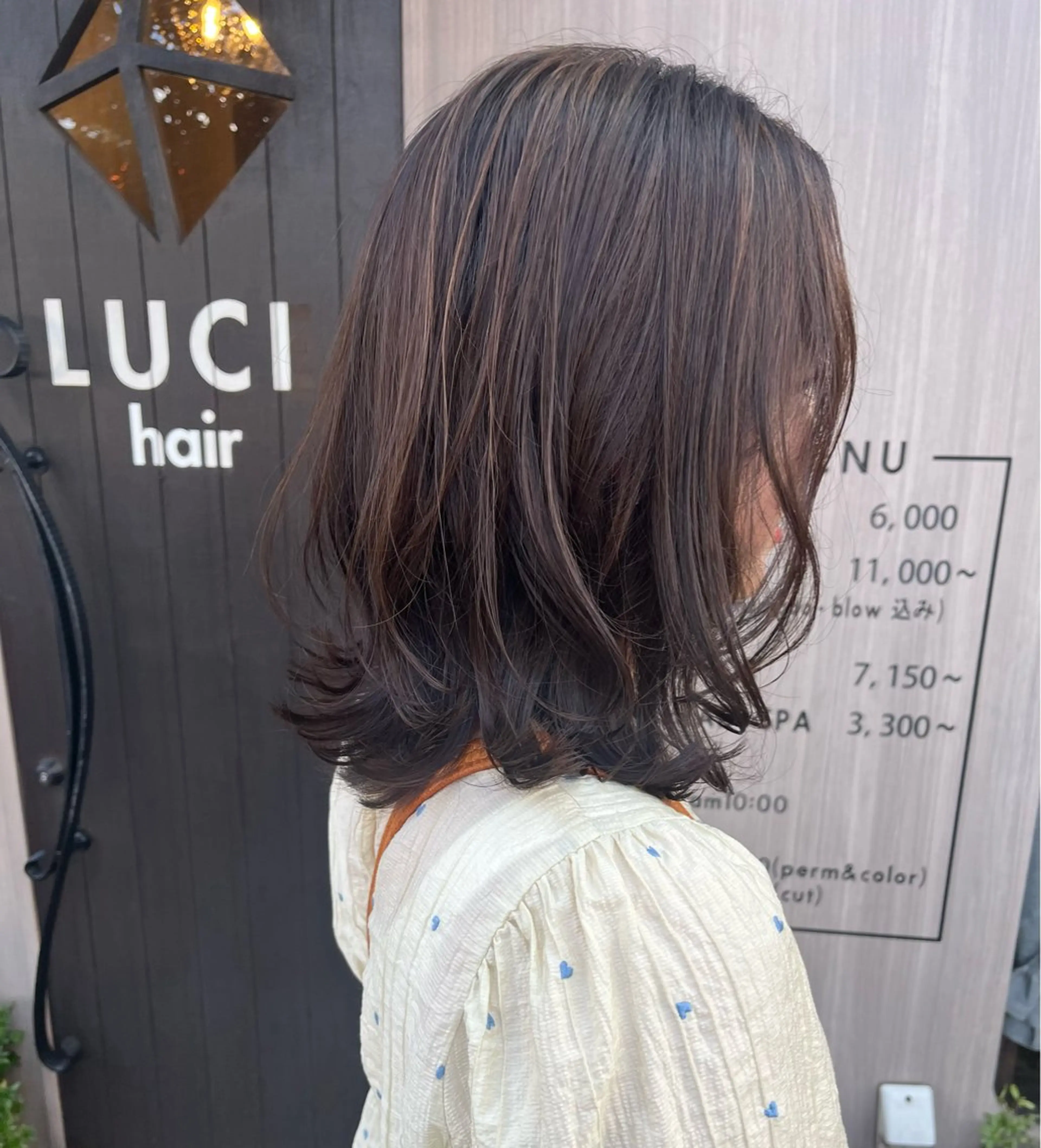 髪質改善カラー+髪質改善トリートメント+ブロー＊ハイダメージケアの写真