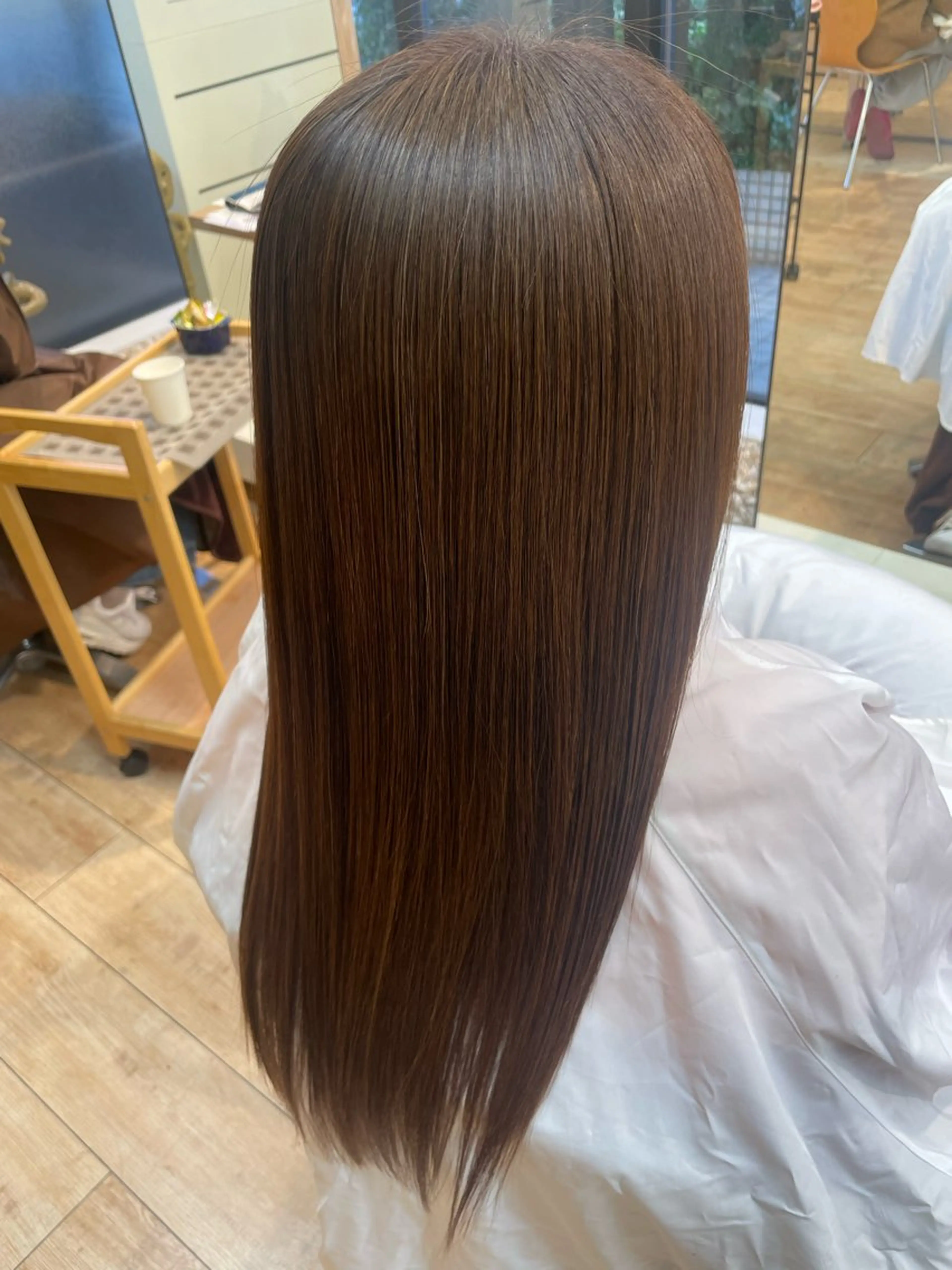 ロング ロング 伊藤 未奈のヘアスタイル