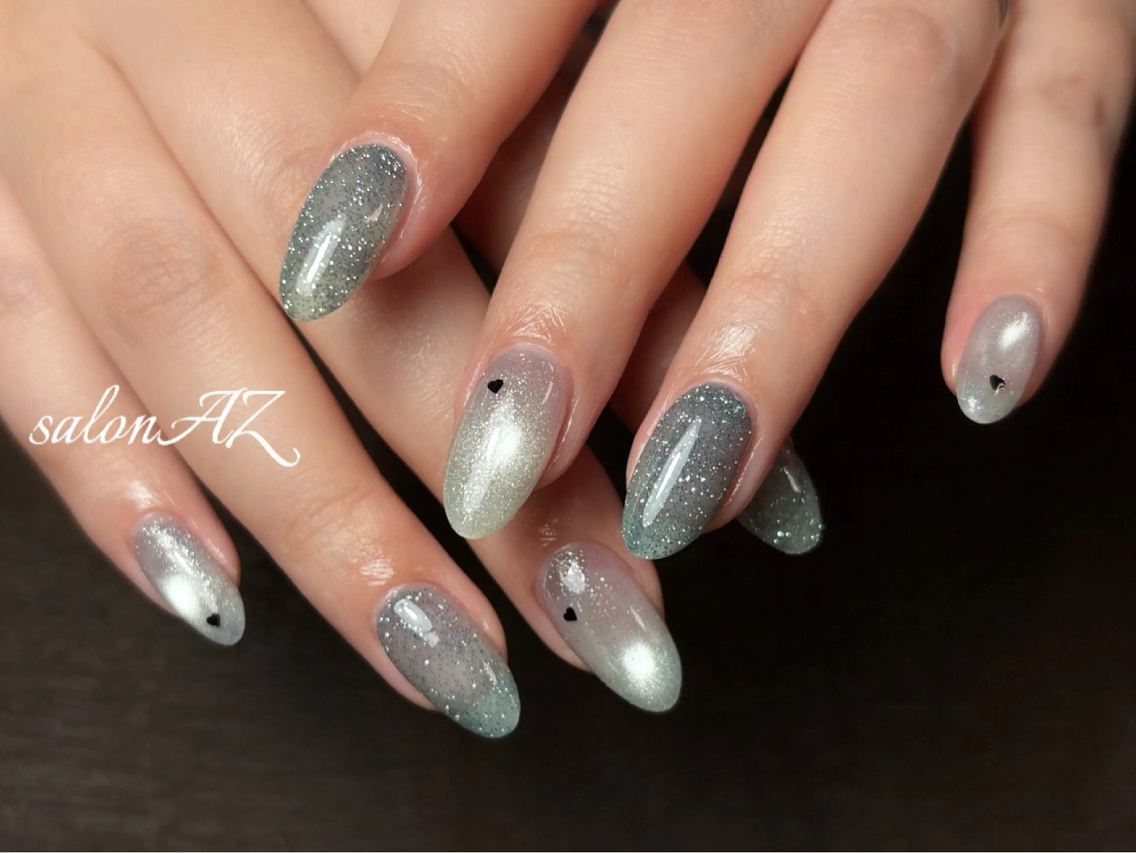 ネイル アートネイル 長さ出し フットネイル フレンチネイル ジェルネイル ハンドネイル salon AZのネイルデザイン