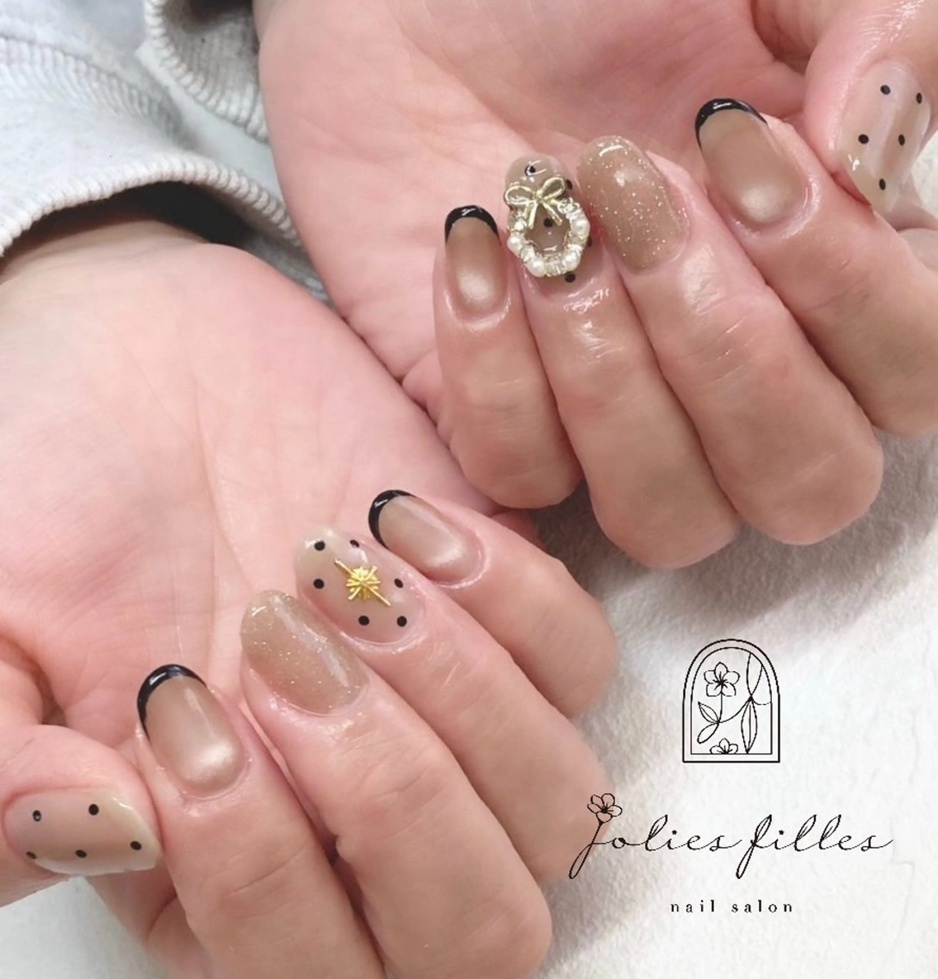 ネイル ハンドネイル ジョリフィーユ 中出のネイルデザイン