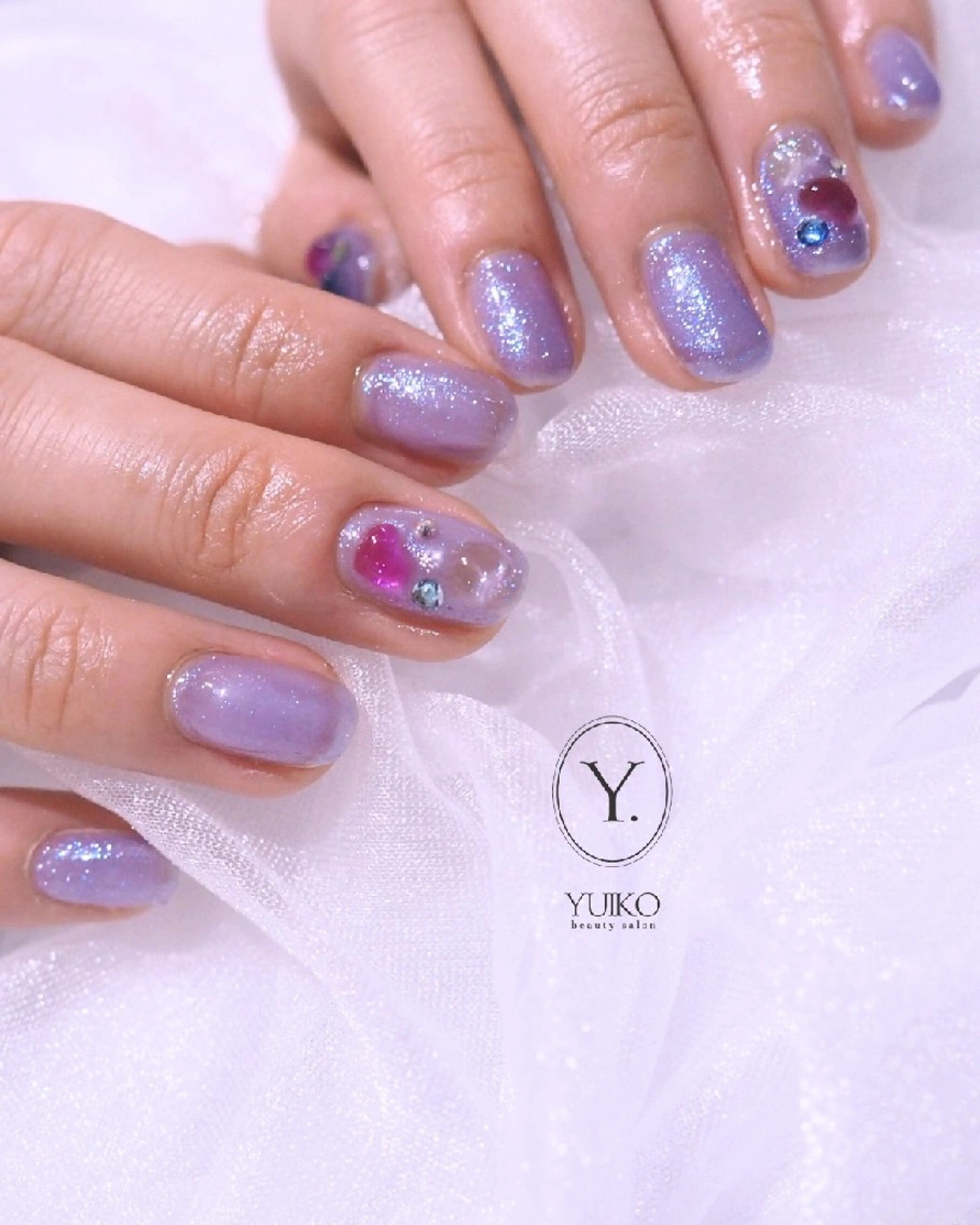 ネイル ハート ハンドネイル YUIKO _nail のネイルデザイン