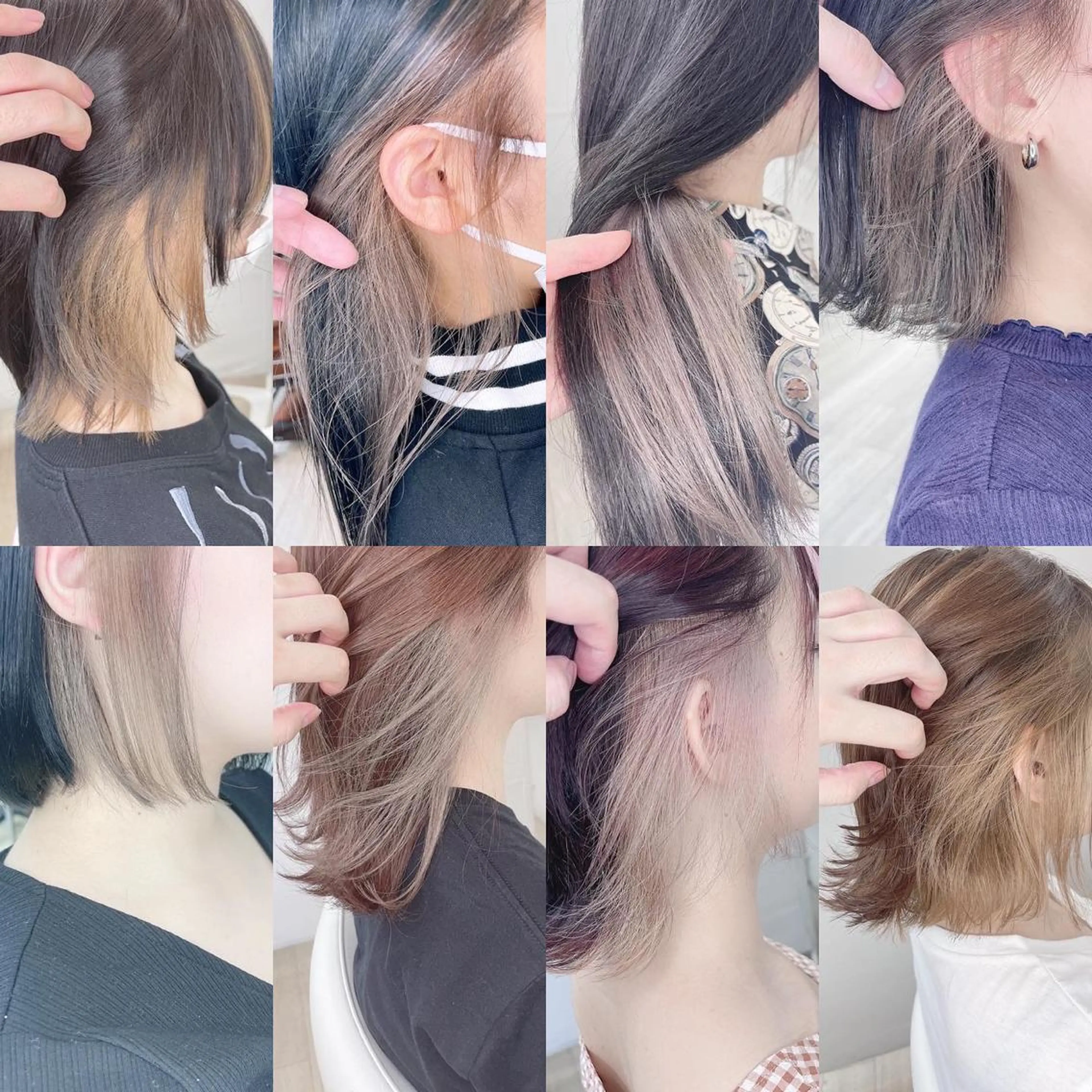 カラー インナーカラー Gemini代表 Maedaのヘアスタイル