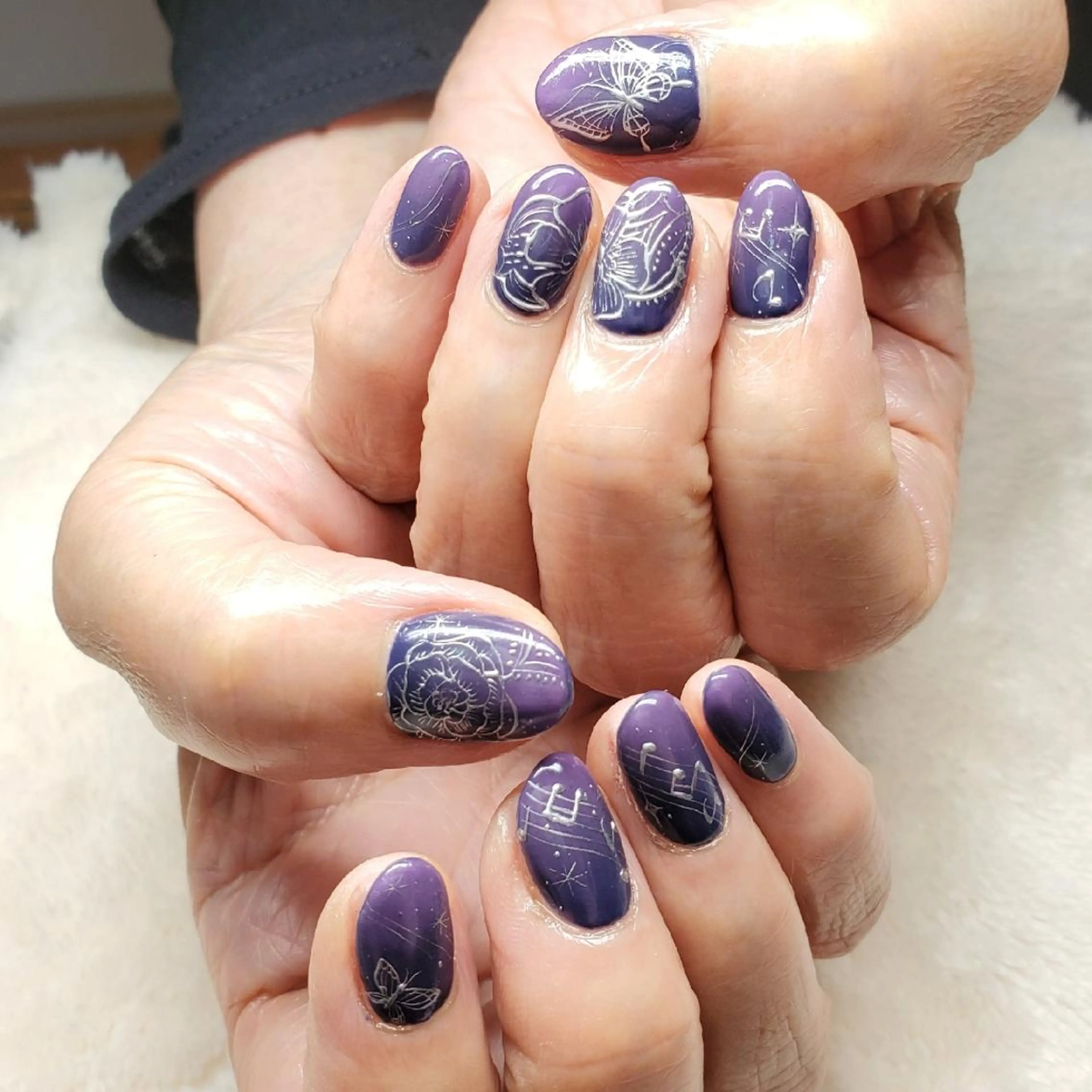 ネイル ジェルネイル おで@ oderi_nailのネイルデザイン